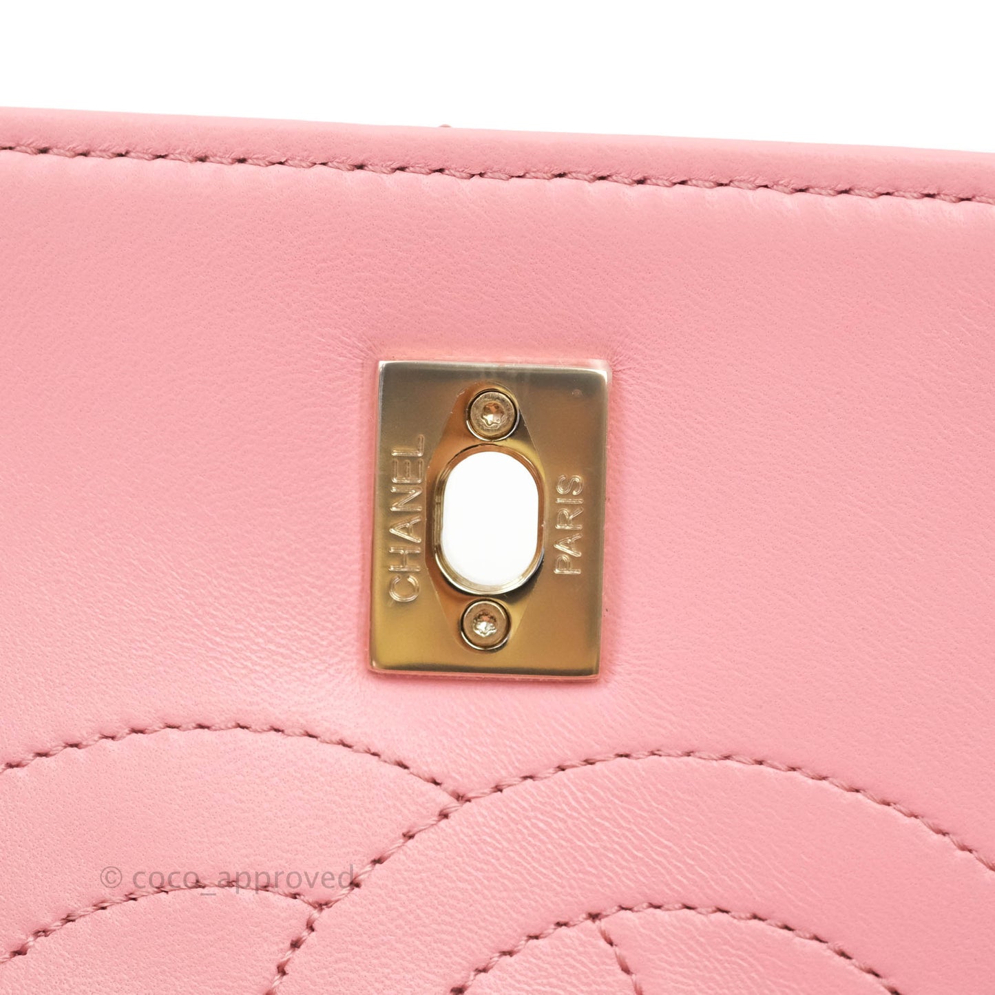 Chanel Quilted Trendy CC Small Pink Lambskin Gold Hardware