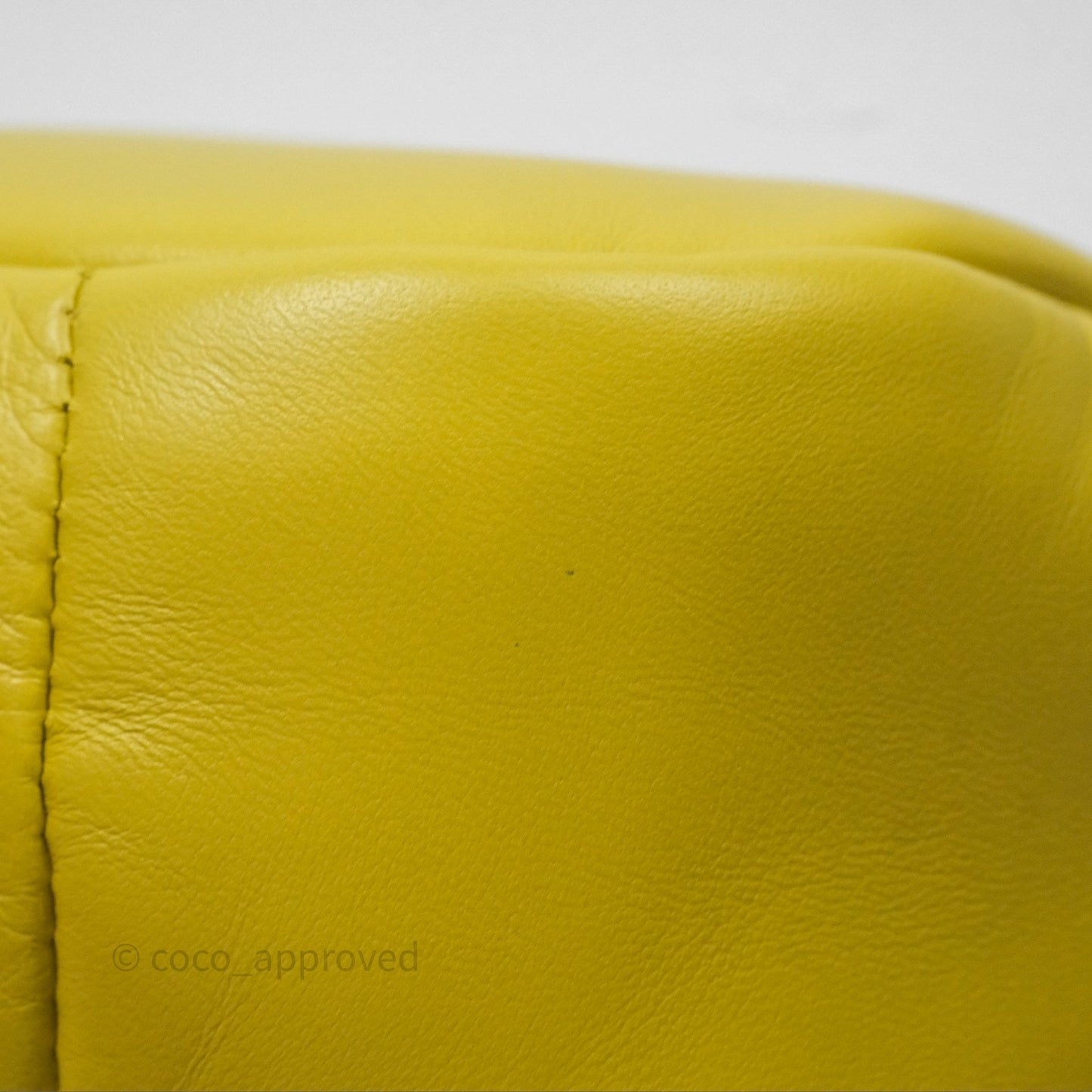 Prada Nappa Soft Padded Hobo Mustard