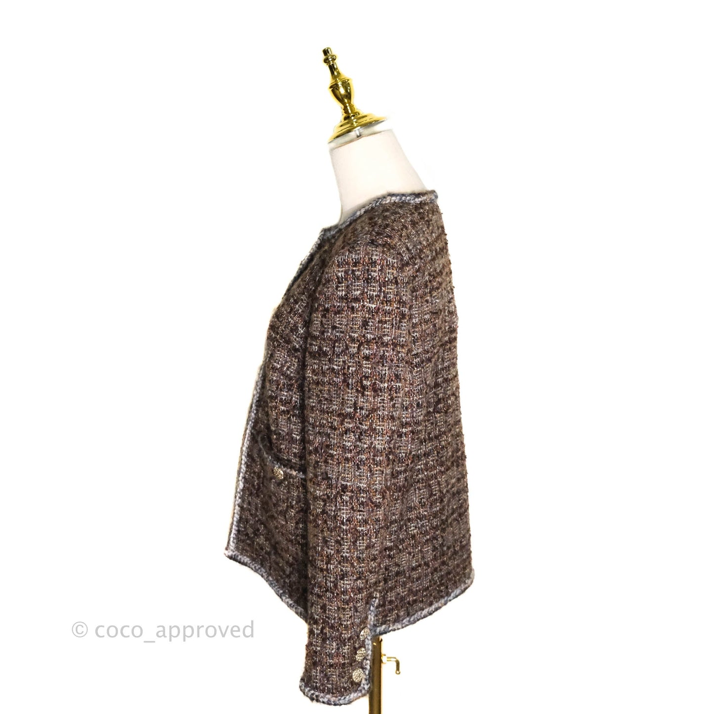Chanel Tweed Jacket in Brown 2018-19F/W