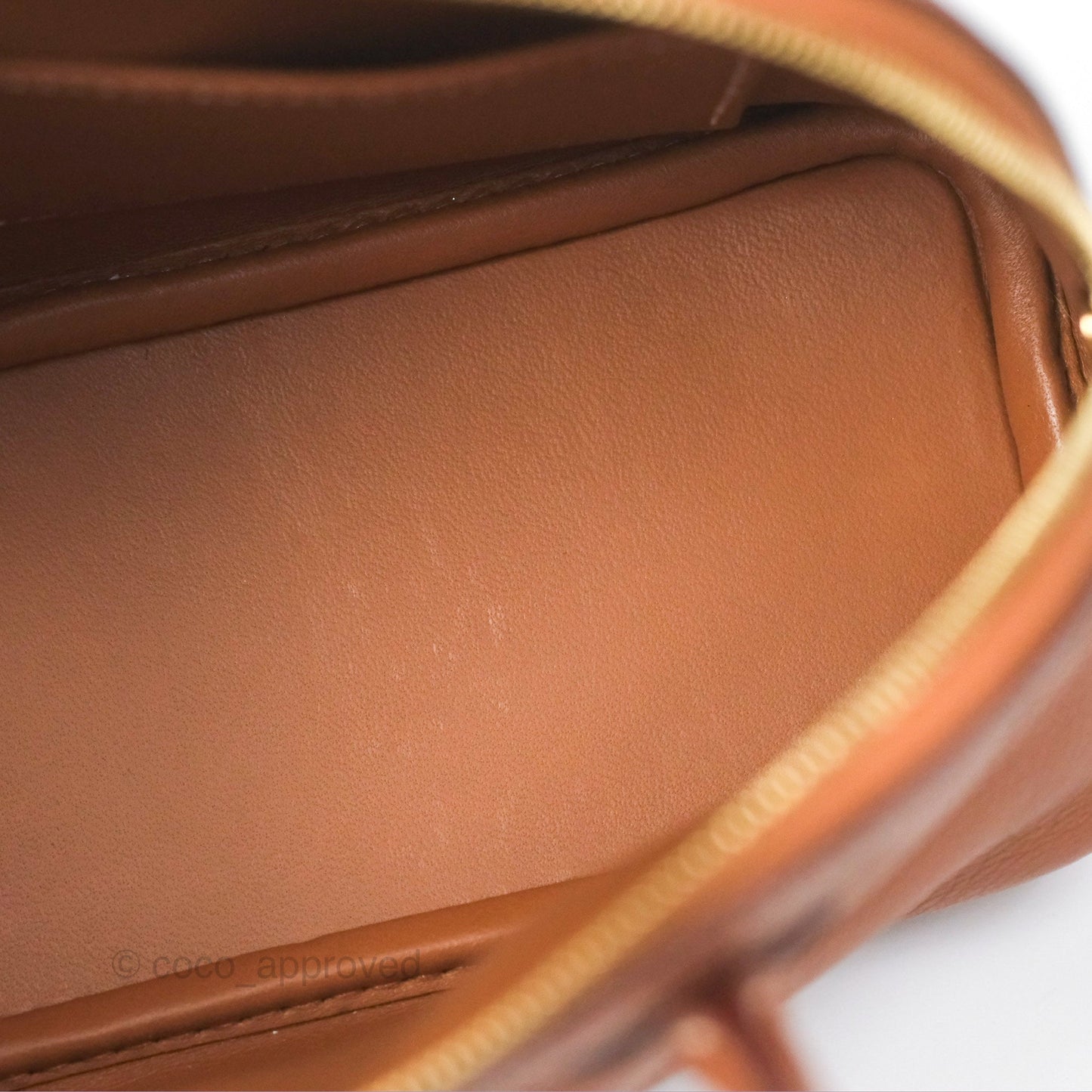 Hermès Bolide Mini 1923 Gold Evercolor Gold Hardware