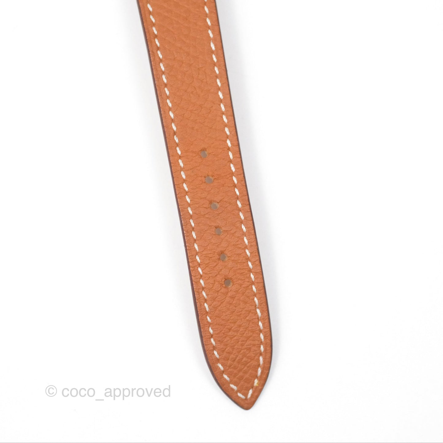 Hermès Heure H Watch Gold Epsom Palladium Hardware