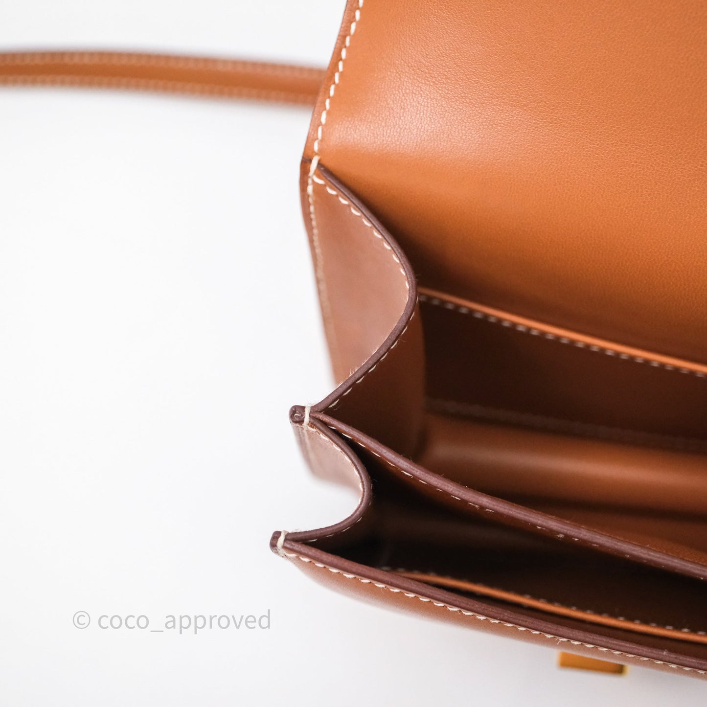 Hermès Constance Mini Smooth Barenia Leather Gold Hardware