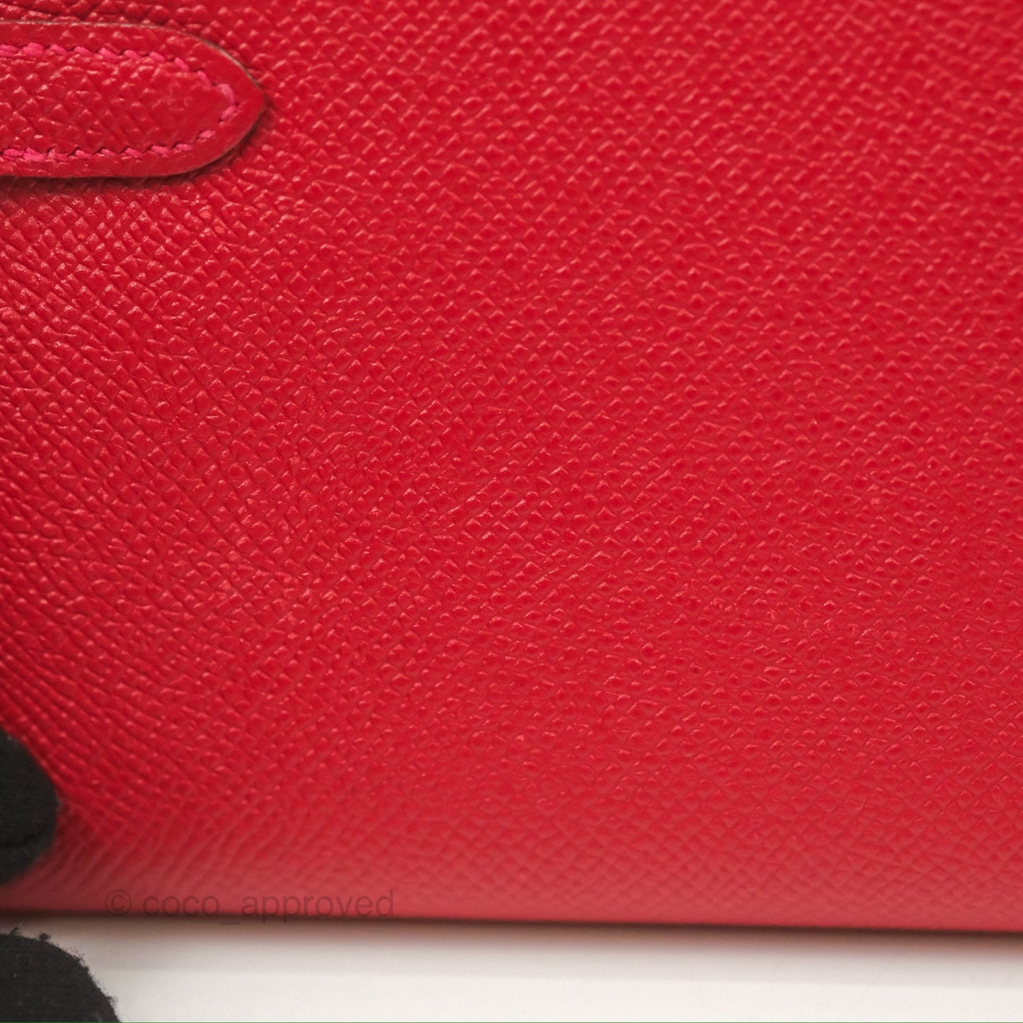 Hermès Kelly Wallet Rouge Casaque Epsom Gold Hardware