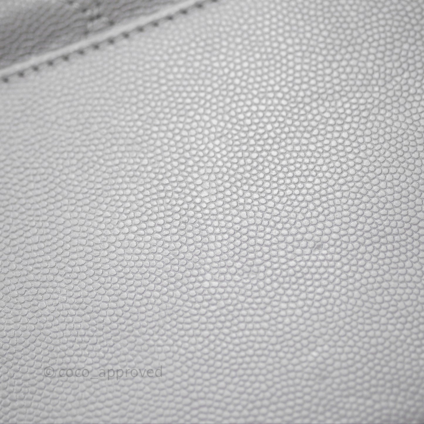 Chanel Drawstring Bucket Bag Grey Grained Calfskin Aged Gold Hardware