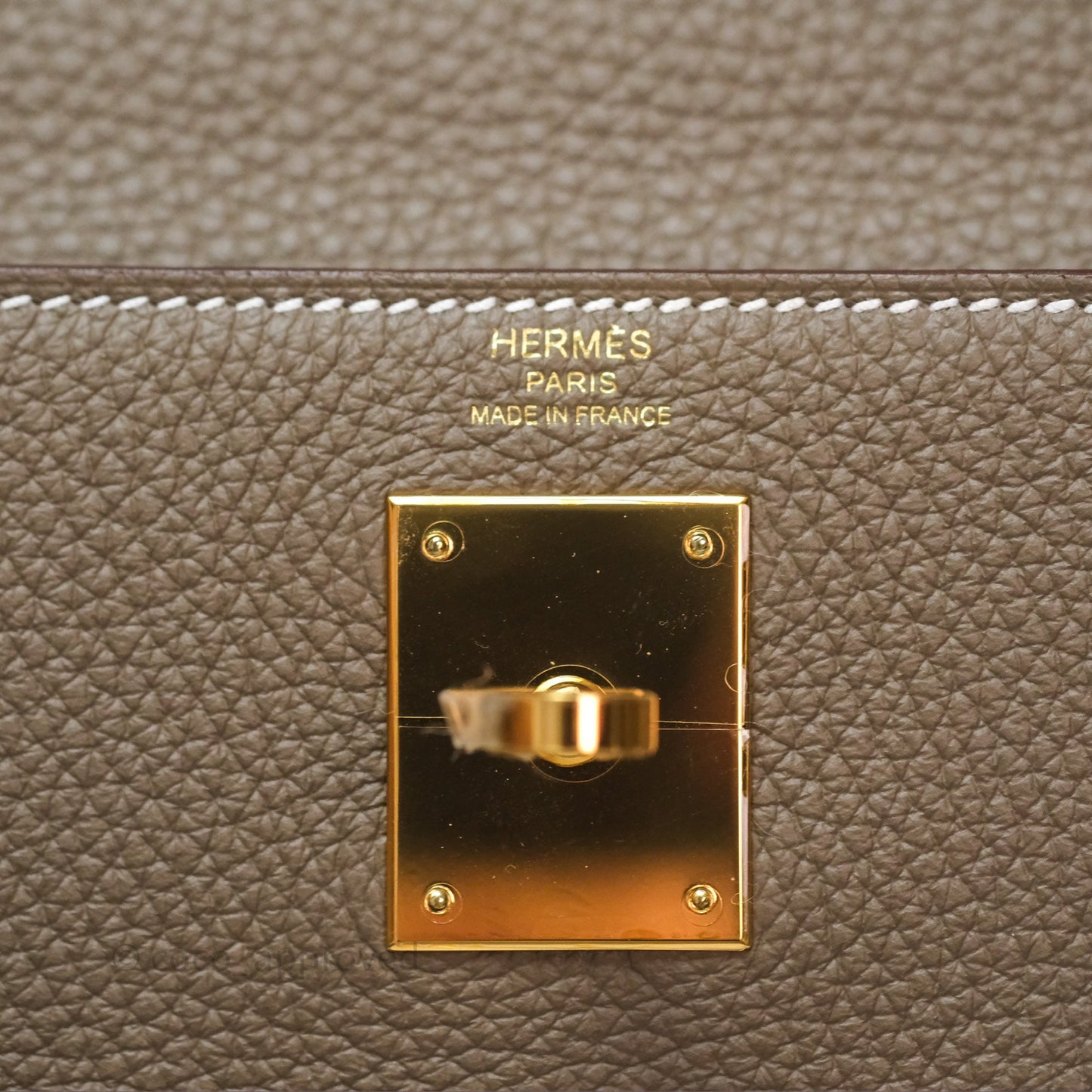 Hermès Kelly II 28 Retourne Etoupe 18 Clemence Gold Hardware