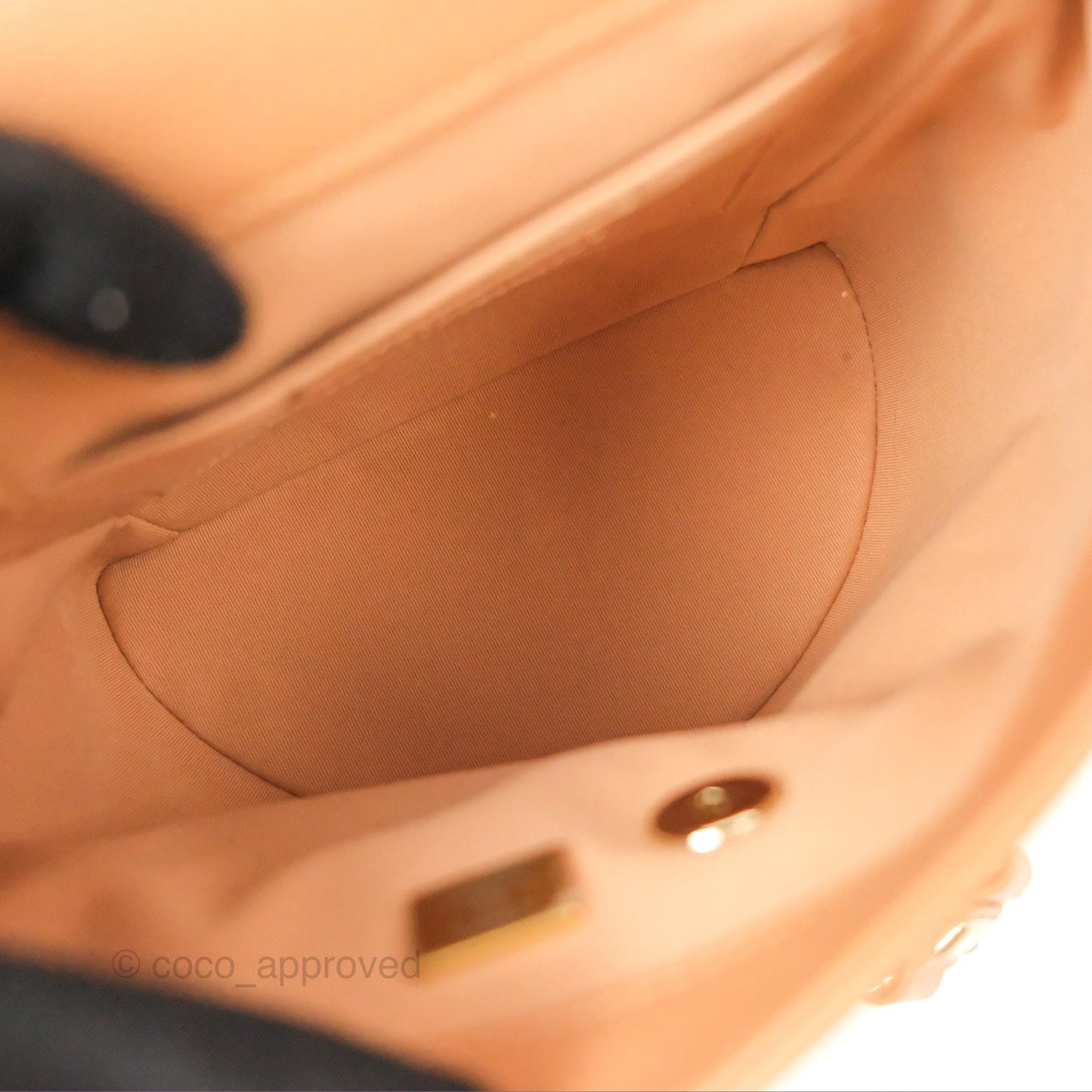 Chanel Duma Backpack Medium Dark Caramel Beige Caviar Gold Hardware