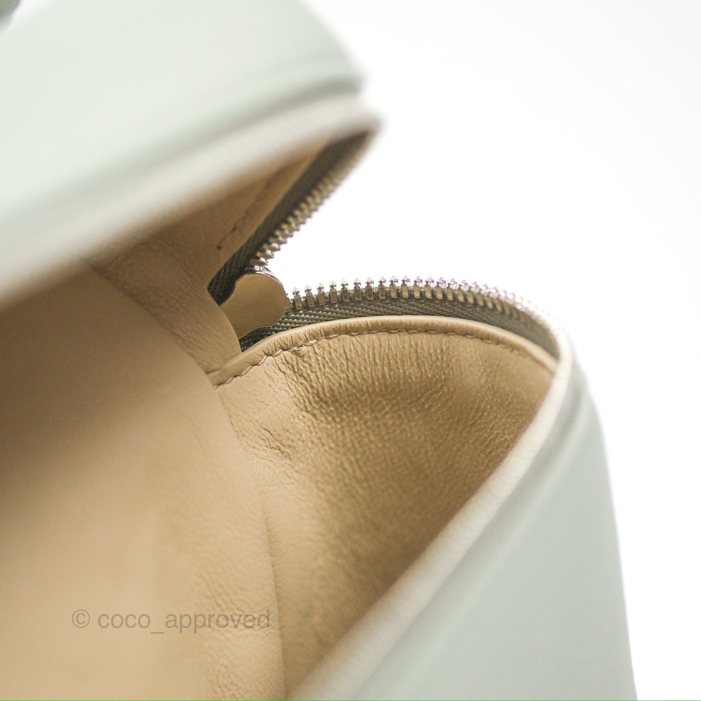 Loro Piana Extra Pocket Backpack L23.5 Eucalyptus Silver Hardware