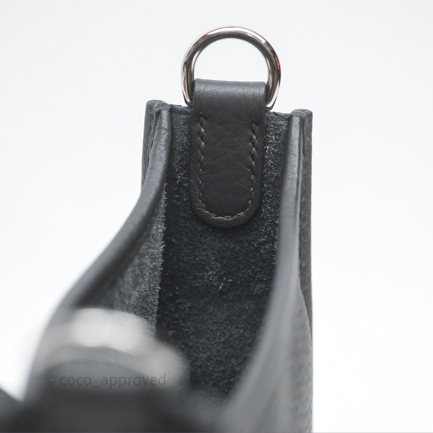 Hermès Mini Evelyne 16 Dark Bronze O0 Clemence Palladium Hardware