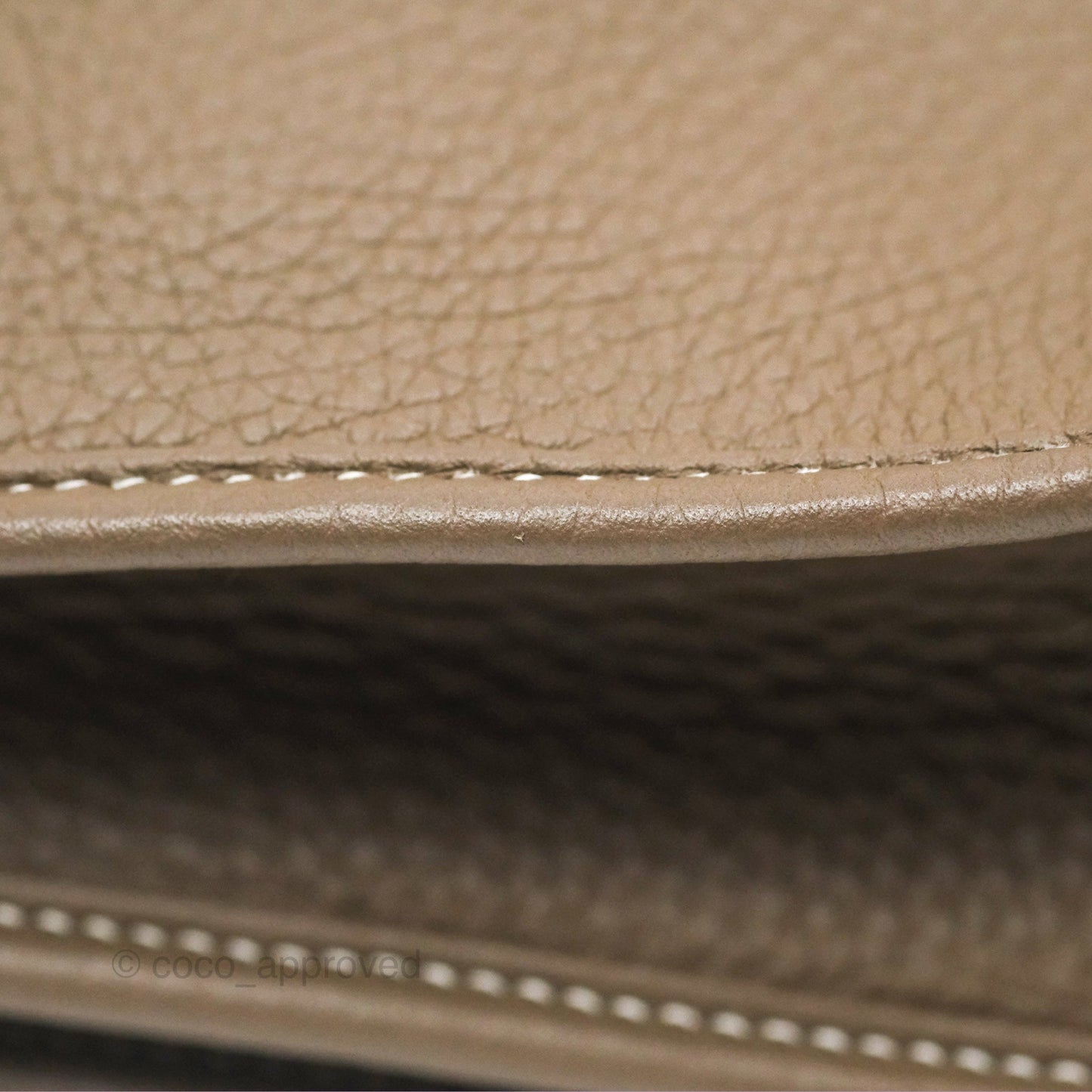 Hermes Evelyne III 29 Etoupe 18 Clemence Palladium Hardware