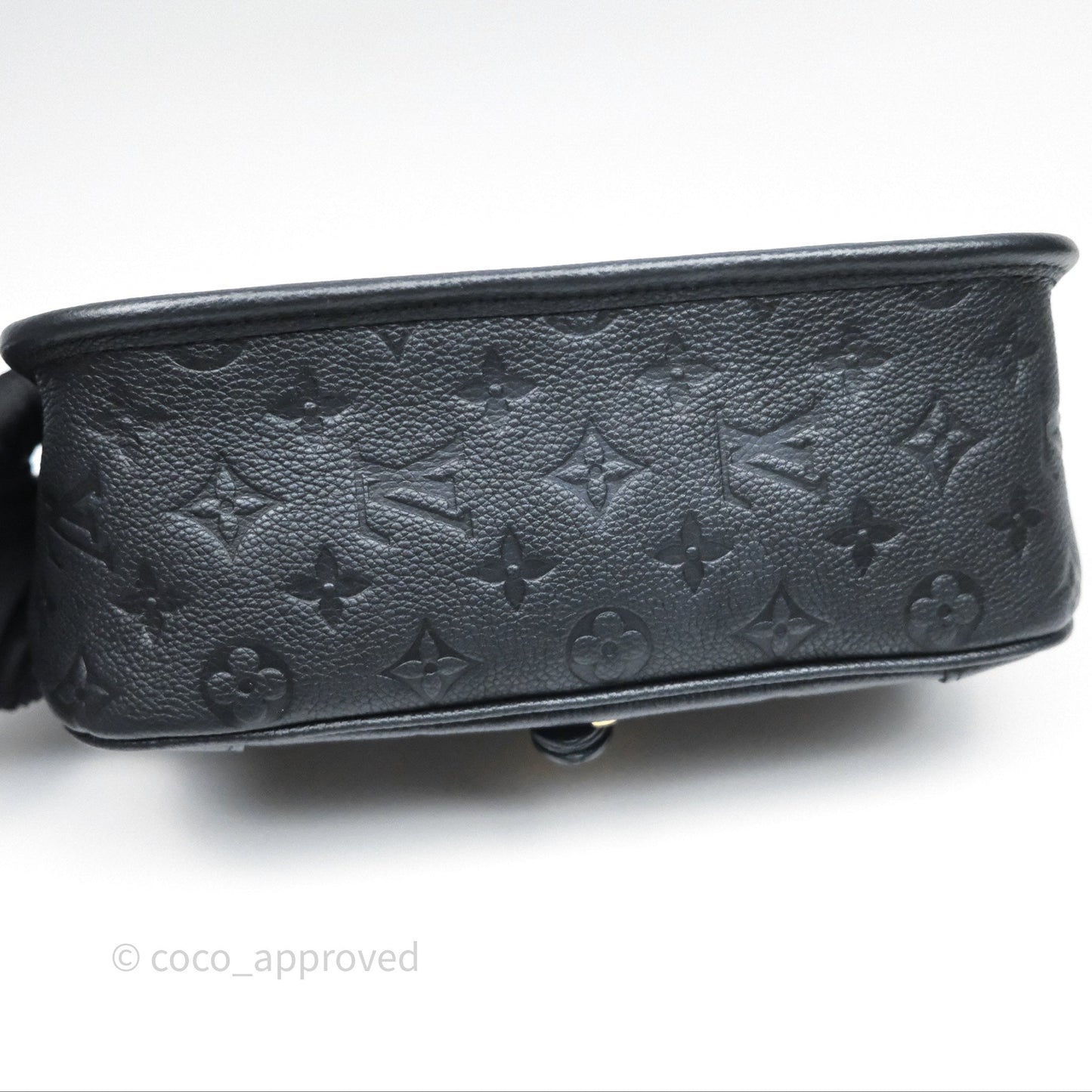 Louis Vuitton Diane Bag Black Monogram Empreinte Leather Gold Hardware