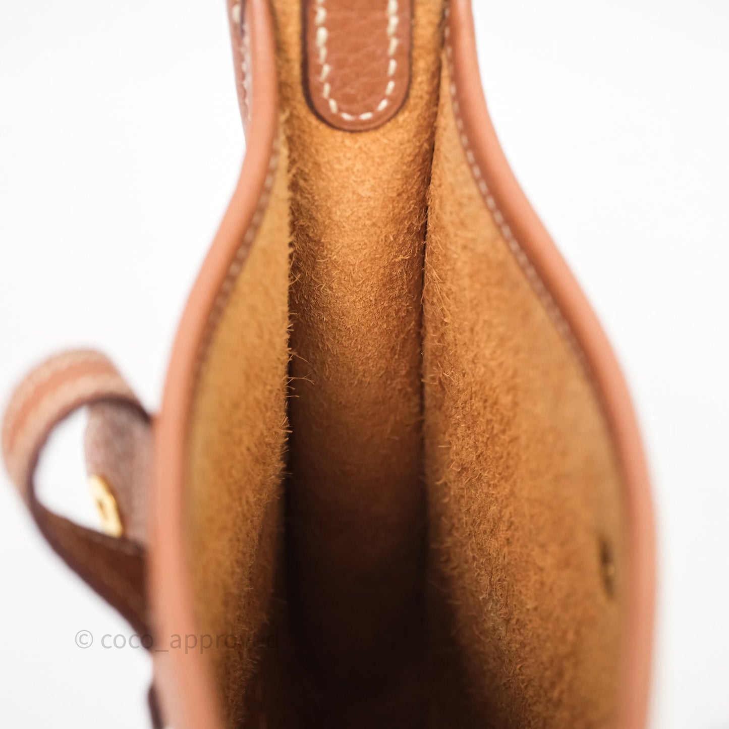 Hermès Mini Evelyne 16 Gold Clemence Gold Hardware