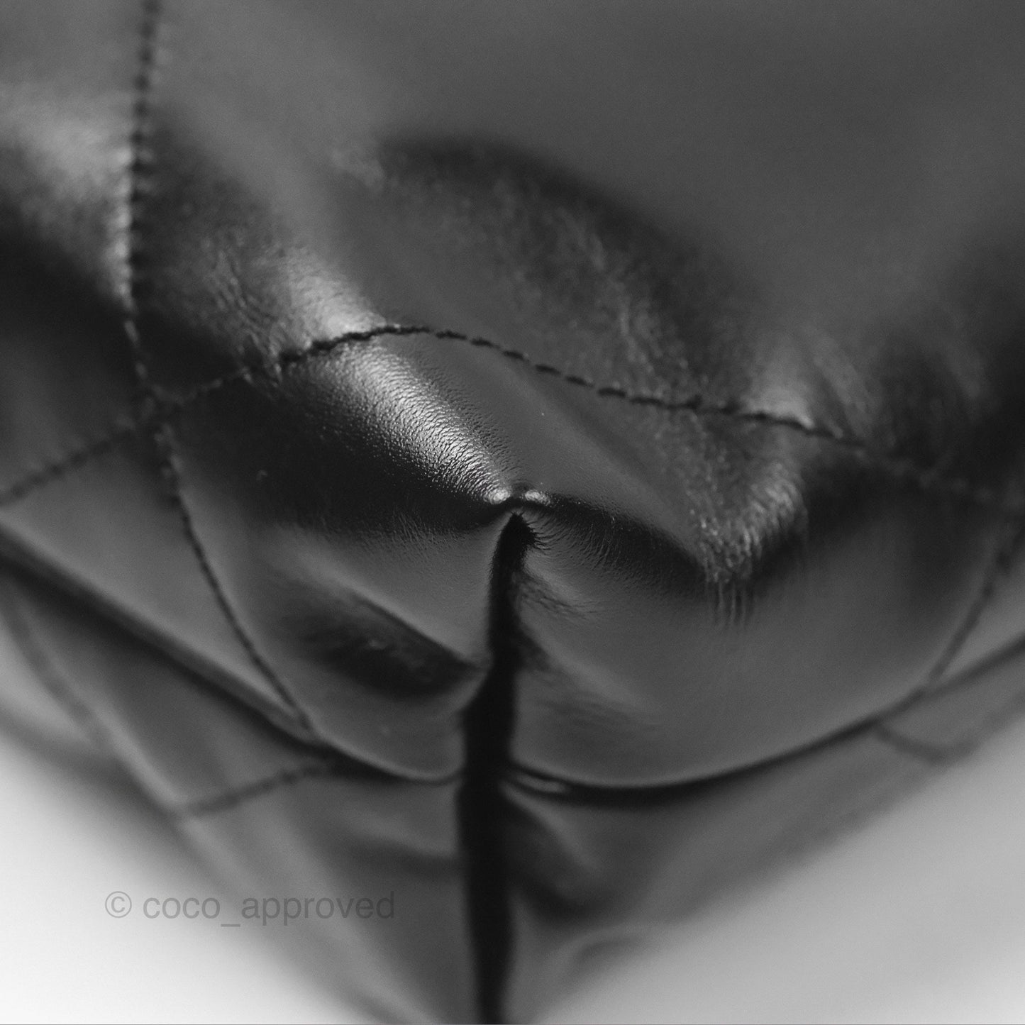 Chanel 22 Mini Bag Black Crumpled Calfskin