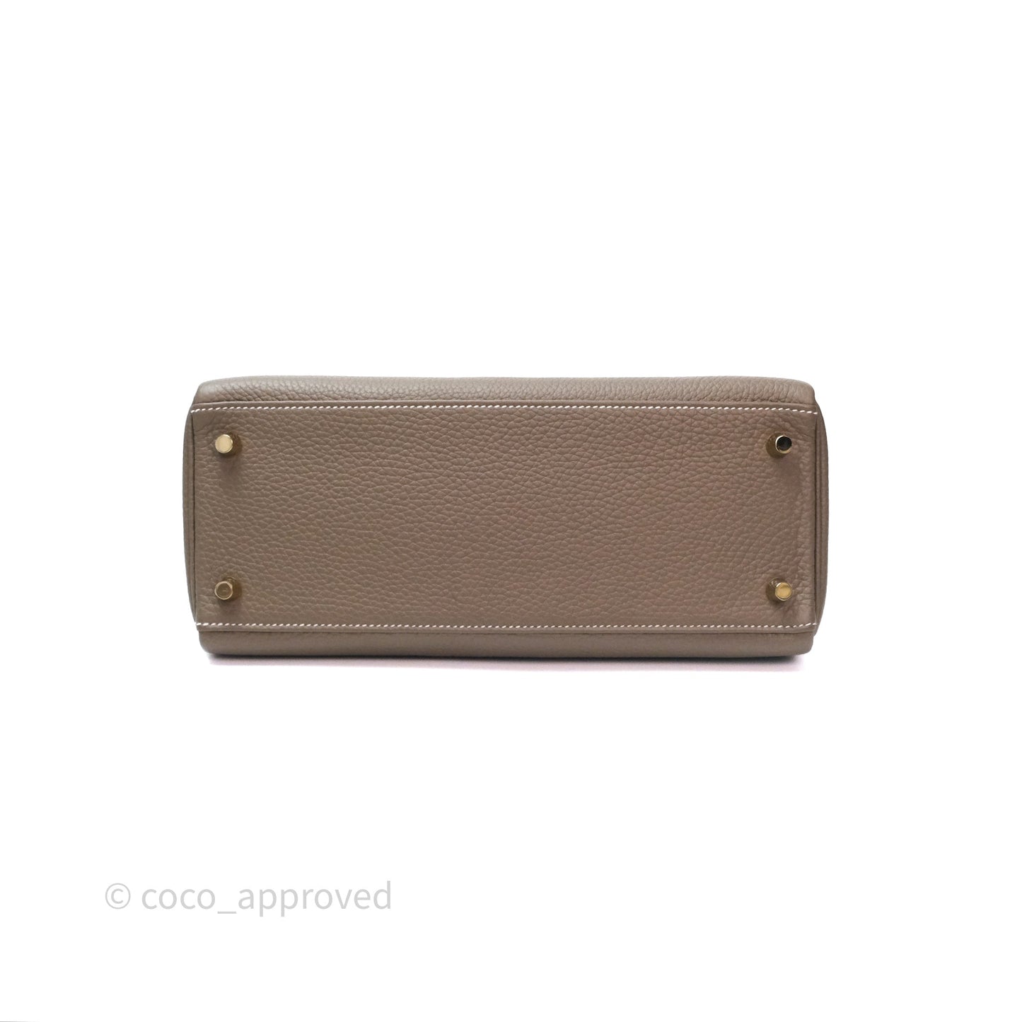 Hermès Kelly II 28 Retourne Etoupe 18 Clemence Gold Hardware