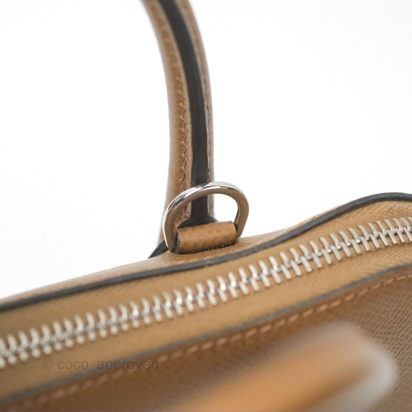 Hermès Bolide 1923 25 Alezan Epsom Palladium Hardware