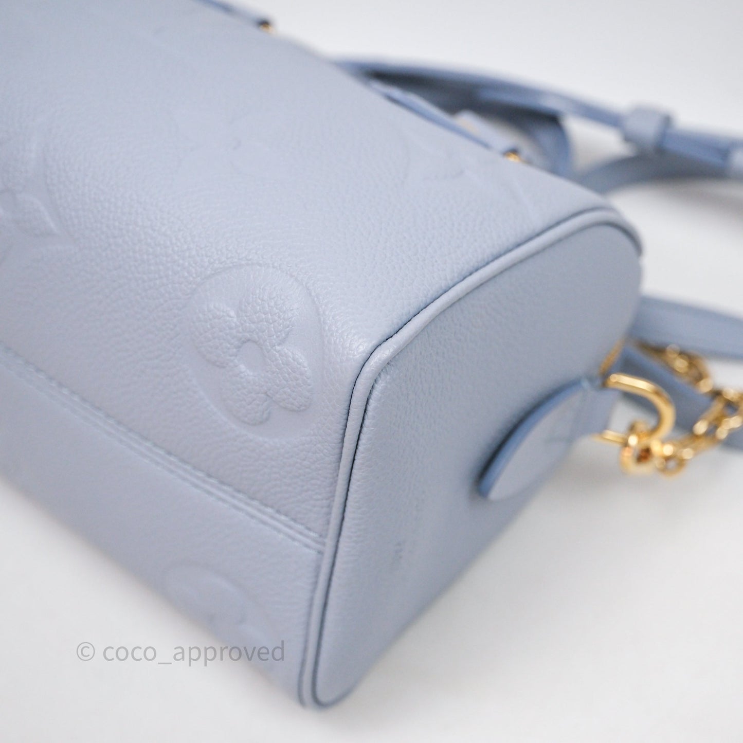 Louis Vuitton Speedy Bandoulière 20 Monogram Empreinte Lilac