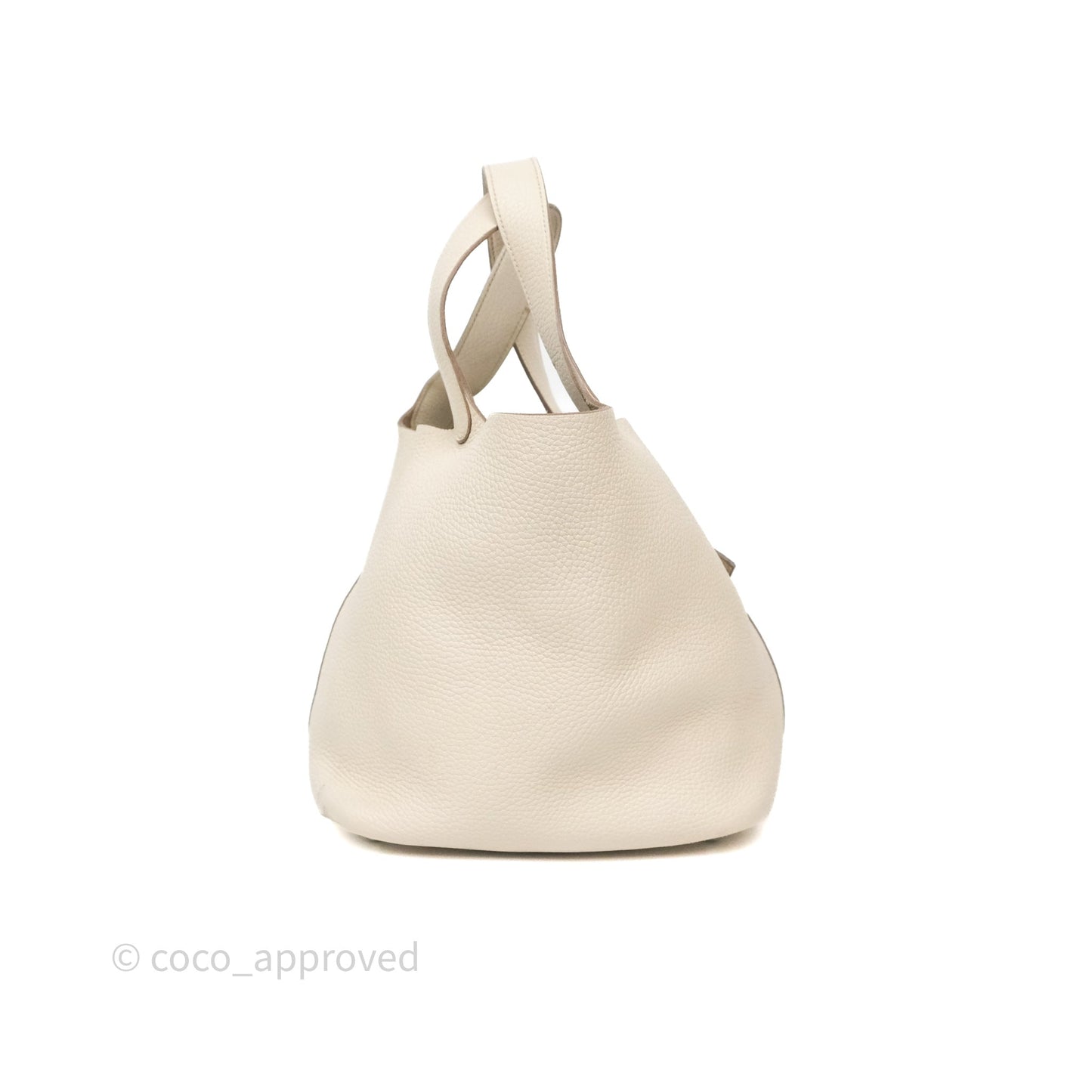 Hermès Picotin 22 Beton Clemence Palladium Hardware