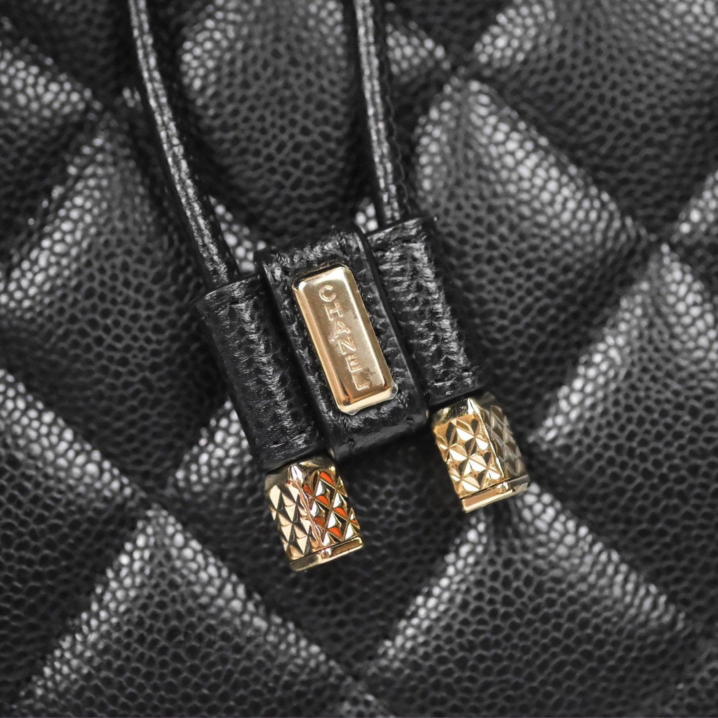 Chanel Quilted Business Affinity Backpack Black Caviar Gold Hardware
