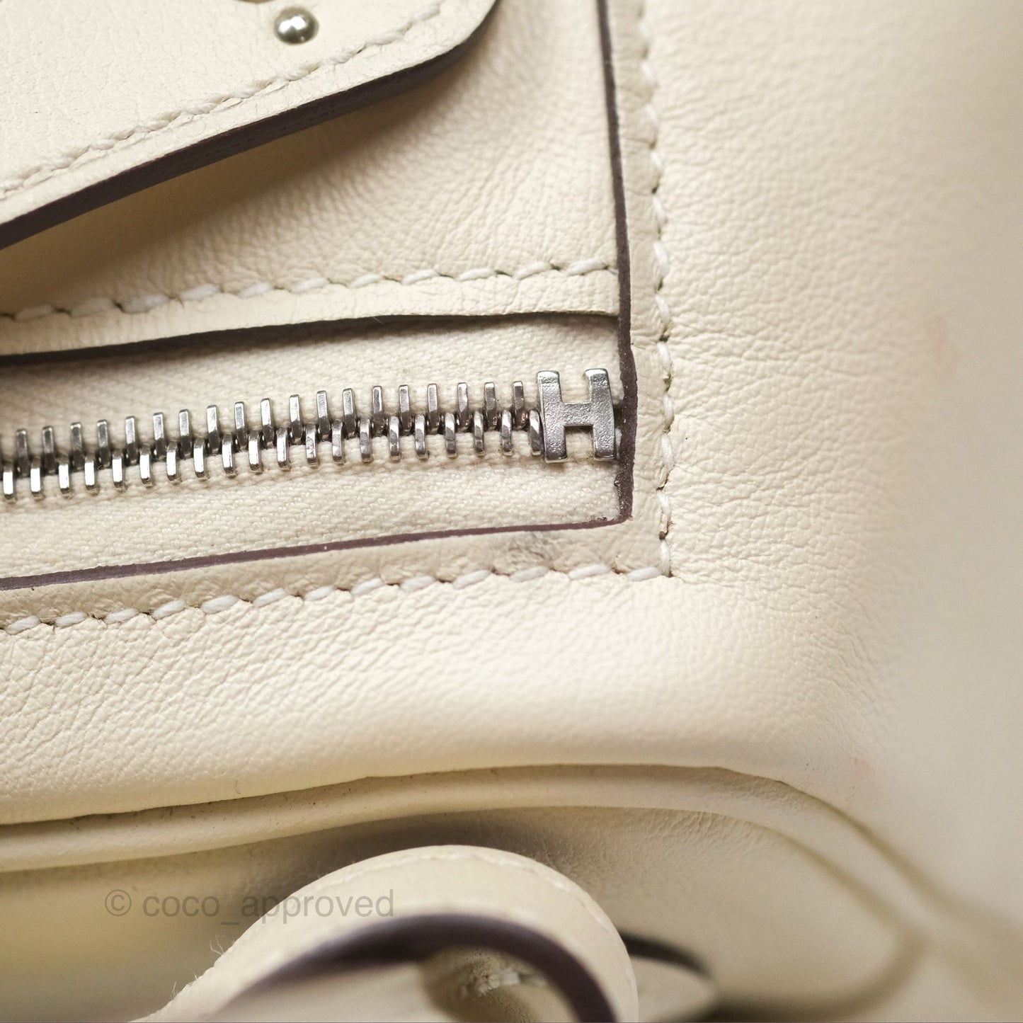 Hermès Mini Lindy 20 Nata I2/ Lime 9R Swift Palladium Hardware