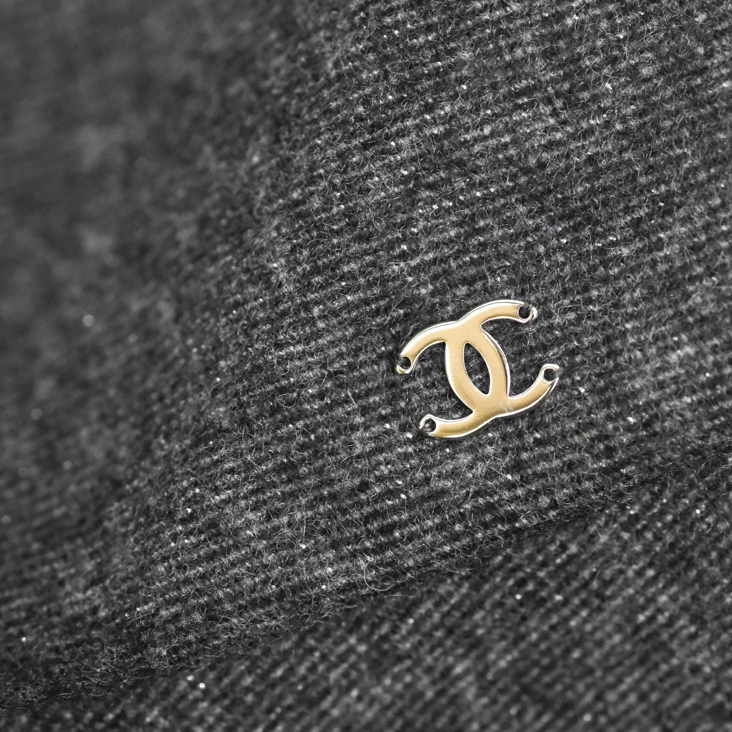 Chanel Grey Bucket Hat