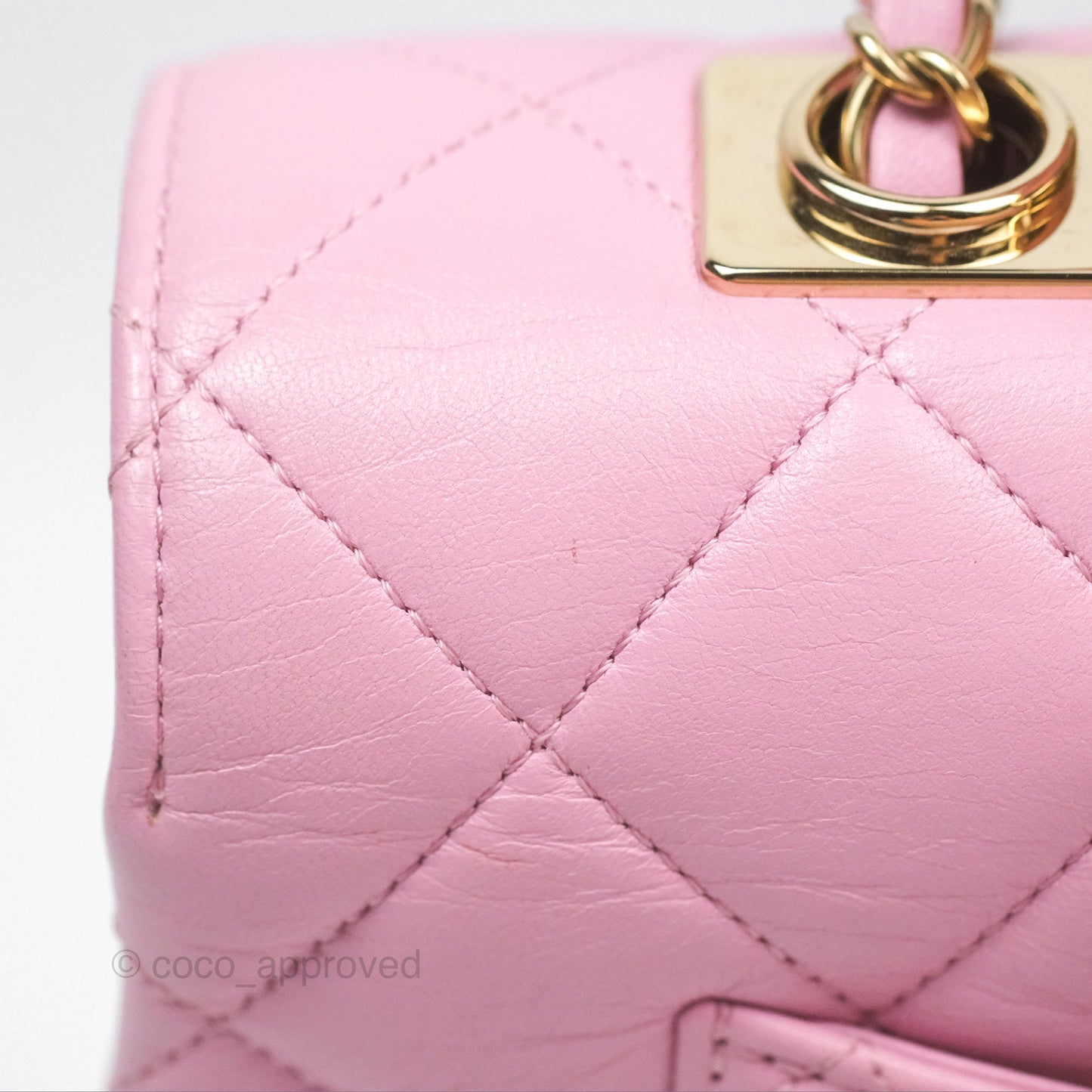 Chanel Medium Trendy CC Pink Lambskin Gold Hardware