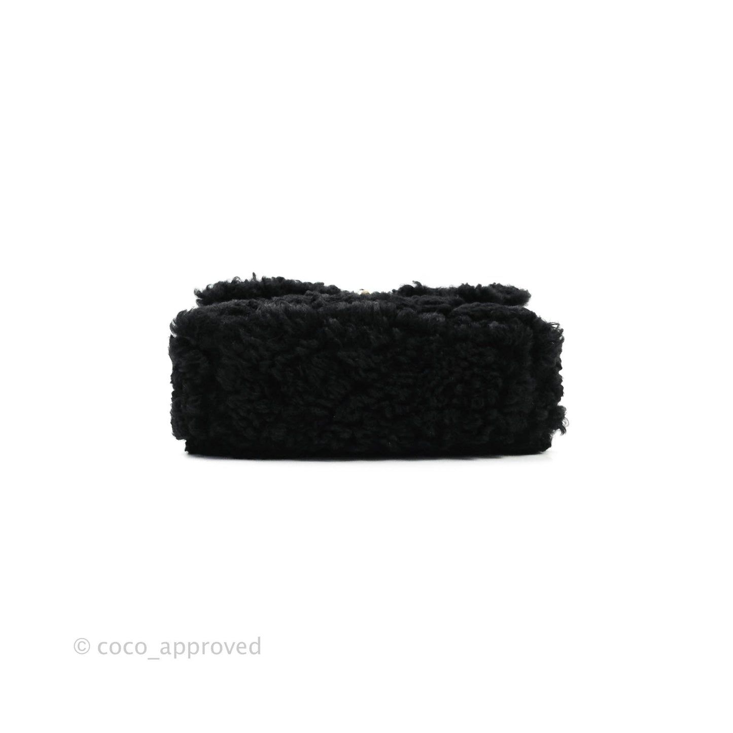 Chanel 19 Medium Shearling Black Mixed Hardware 20A