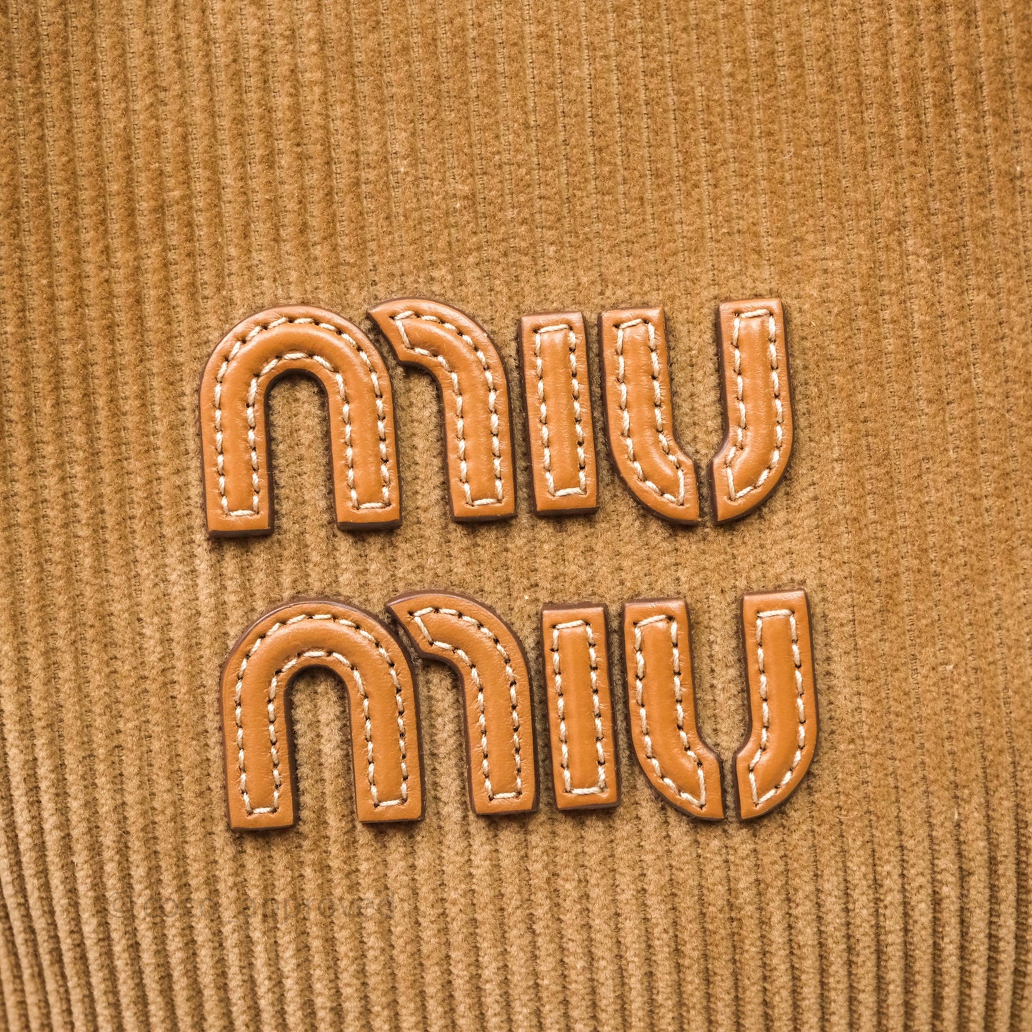 Miu Miu IVY Corduroy Bag Cinnamon