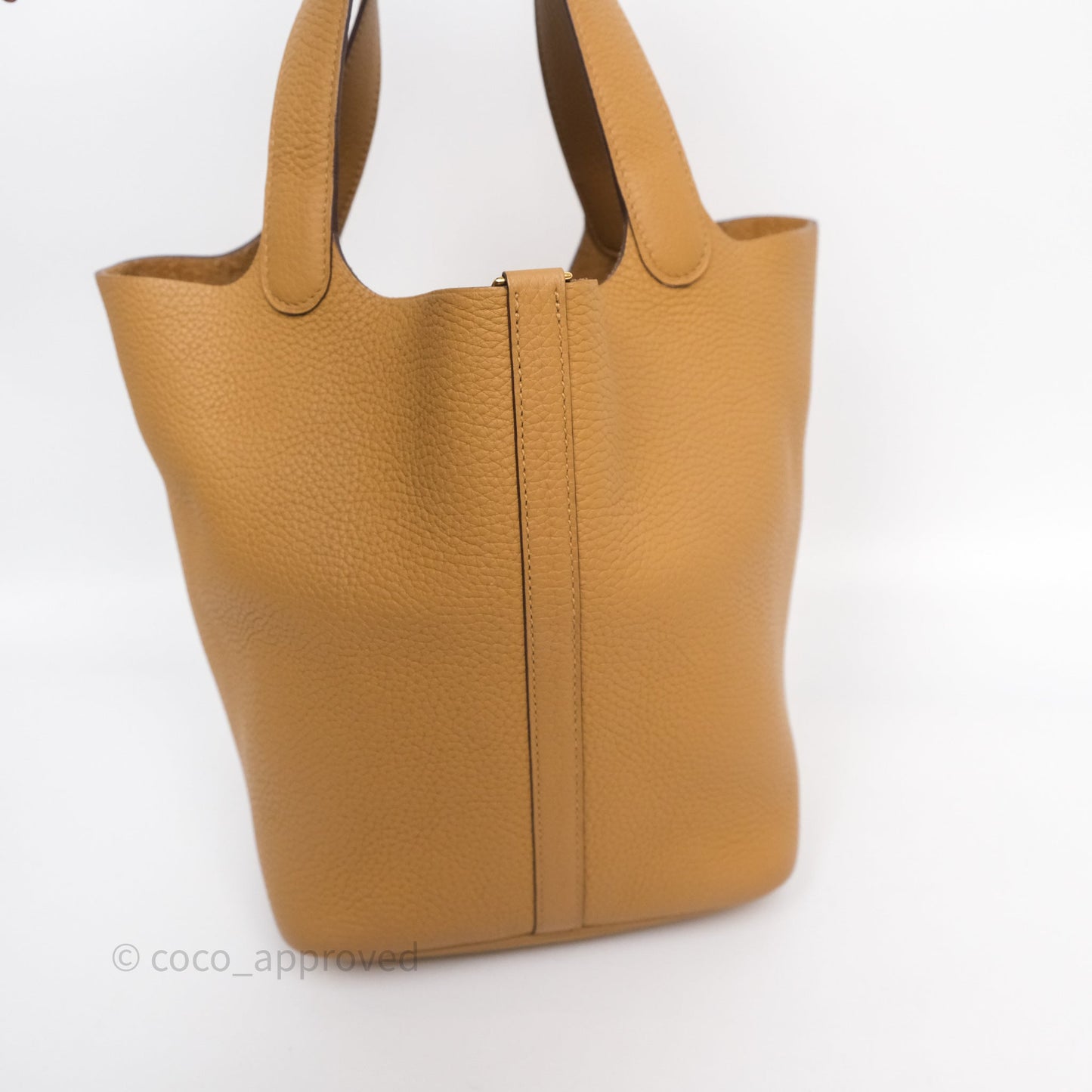 Hermès Picotin 22 Biscuit 4B Clemence Gold Hardware