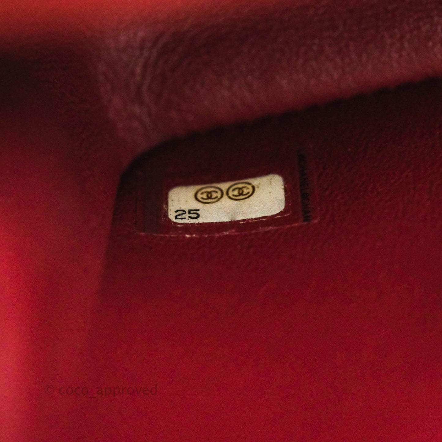 Chanel Classic Quilted Mini Rectangular Flap Iridescent Burgundy Caviar Aged Gold Hardware