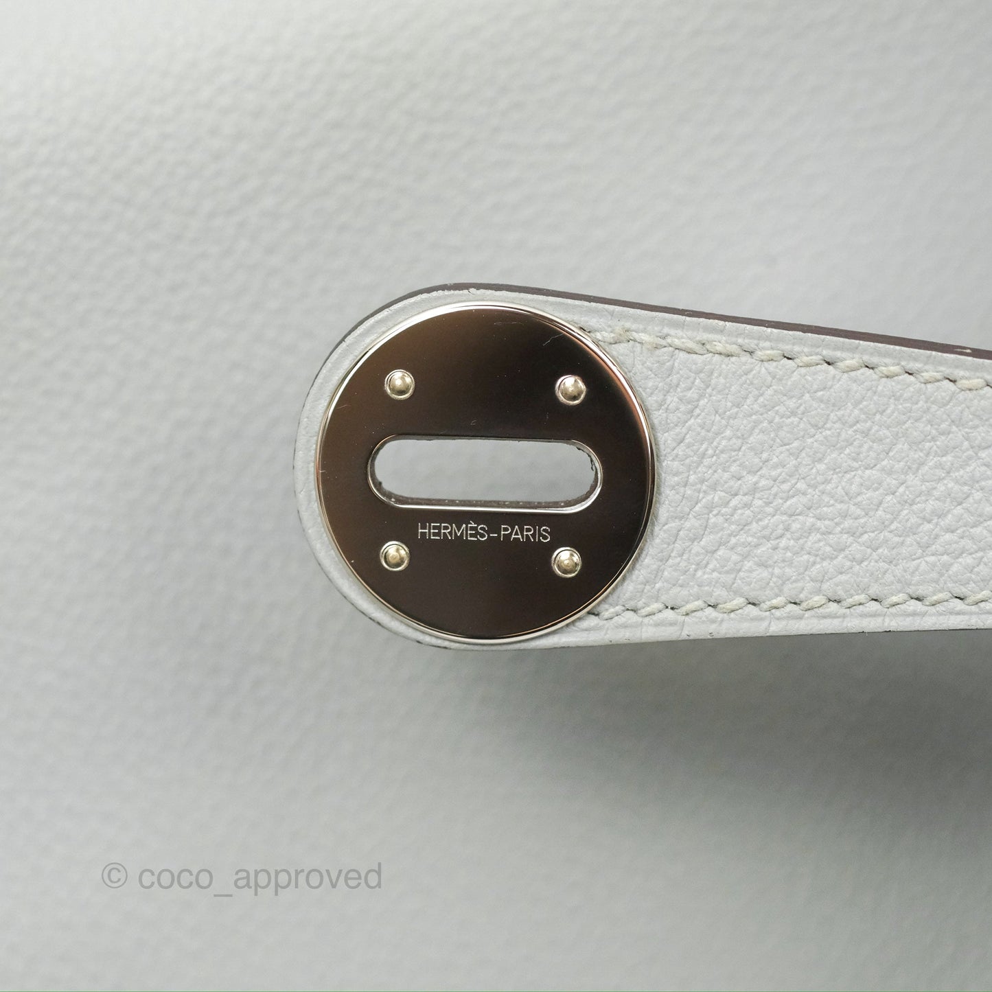 Hermès Lindy 30 Bleu Glacier Evercolor Palladium Hardware