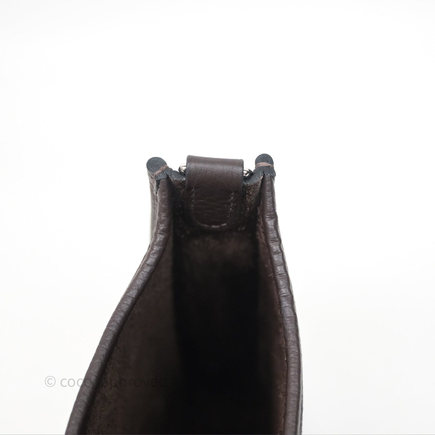 Hermès Mini Evelyne 16 Ebene 46 Clemence Sliver Hardware