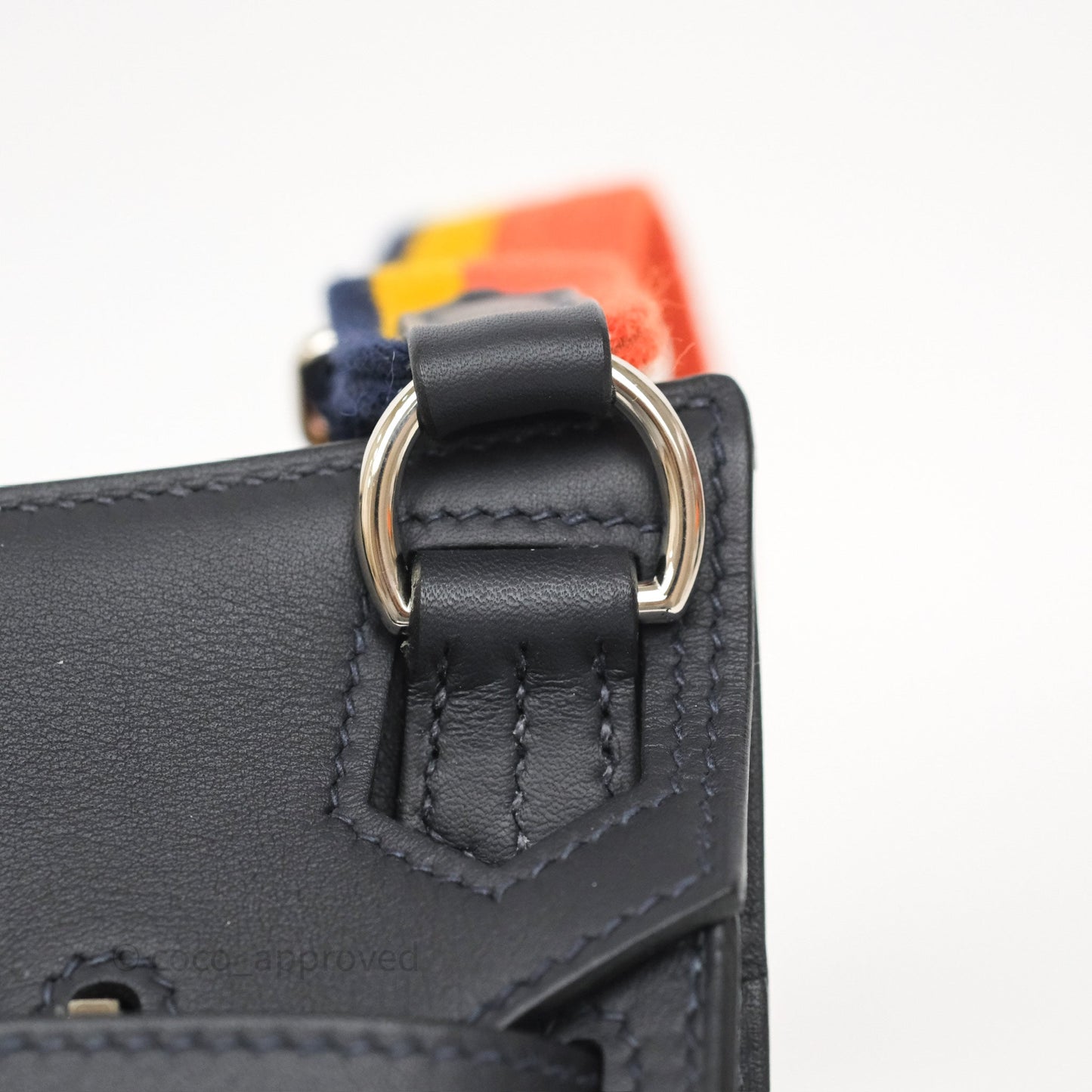 Hermès Mini Jypsiere Caban 3Y Swift Palladium Hardware