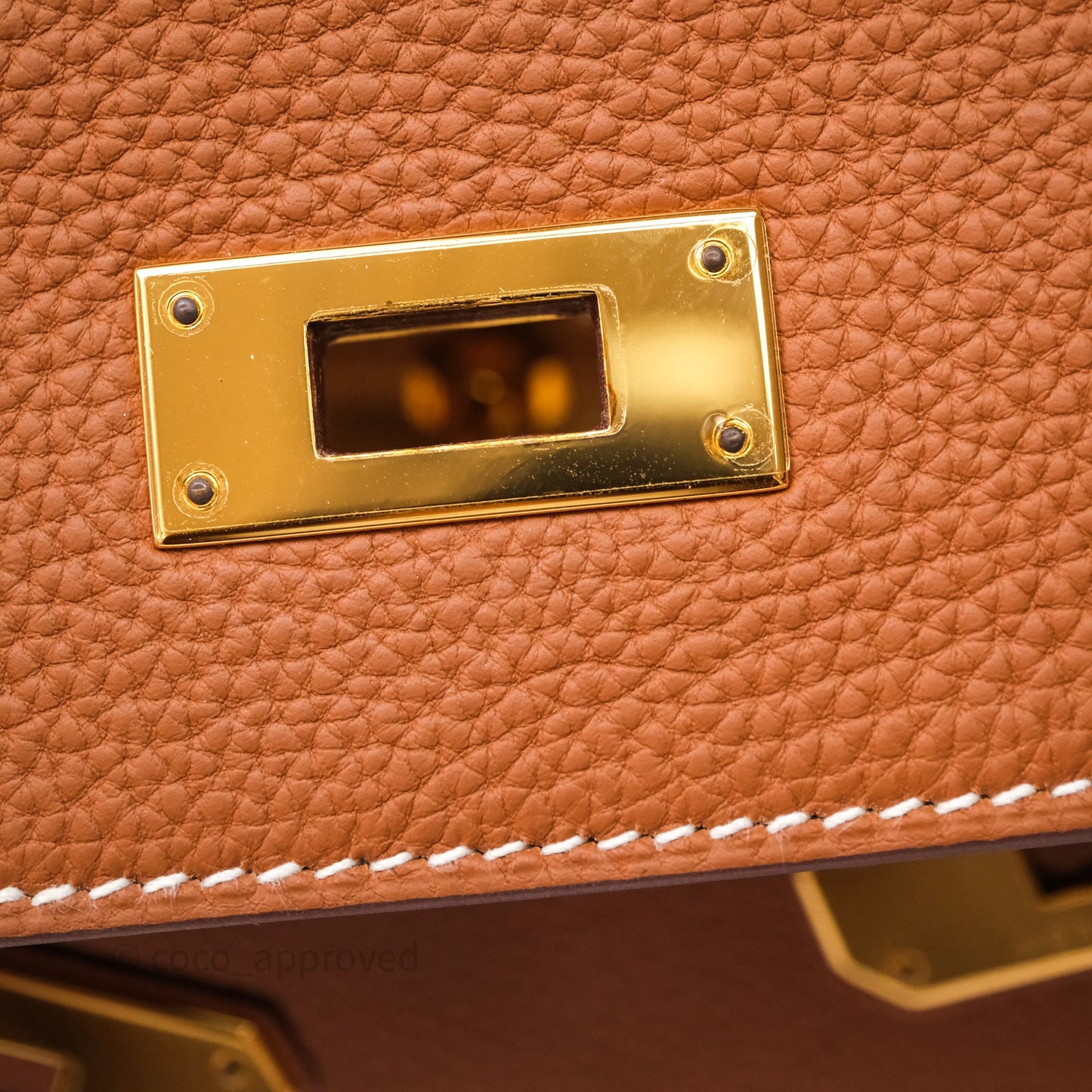 Hermes Kelly 28 Gold Togo Gold Hardware