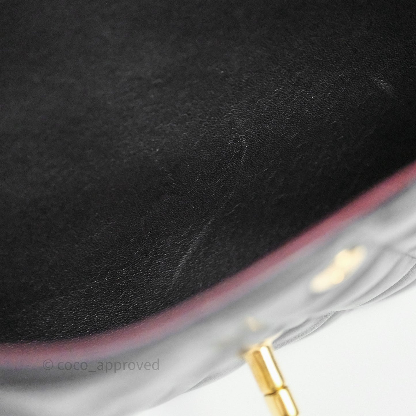 Chanel Classic Jumbo Double Flap Black Lambskin Bag Gold Hardware