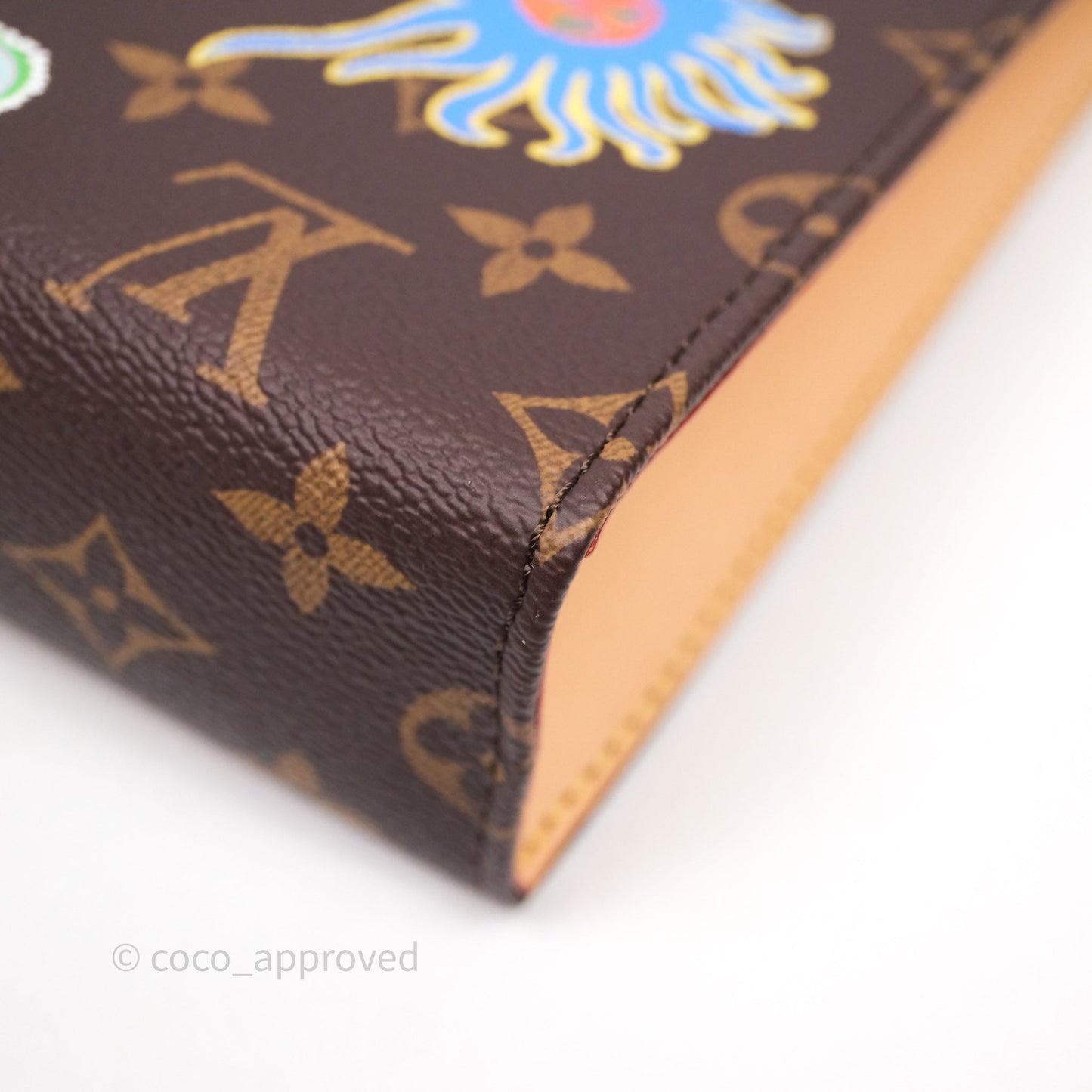 Louis Vuitton x Yayoi Kusama Toiletry Pouch on Chain Monogram Embroidered