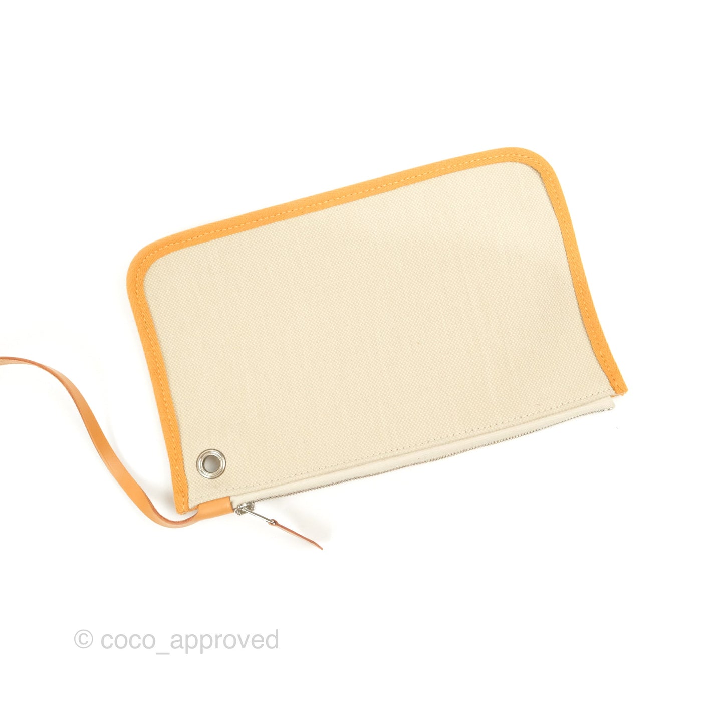 Hermès Herbag Zip 31 Retourne Natural Canvas Palladium Hardware