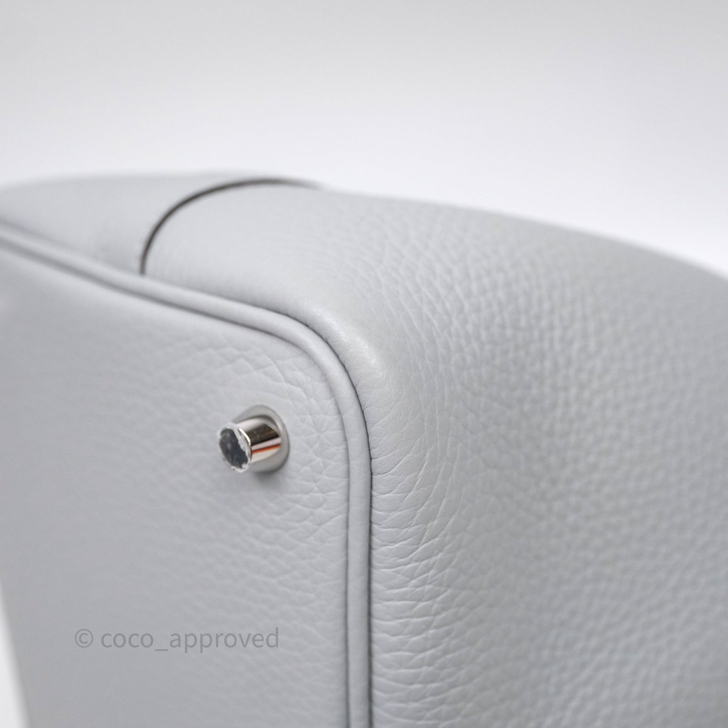 Hermès Picotin Lock 18 Bleu Glacier 8U Clemence Palladium Hardware