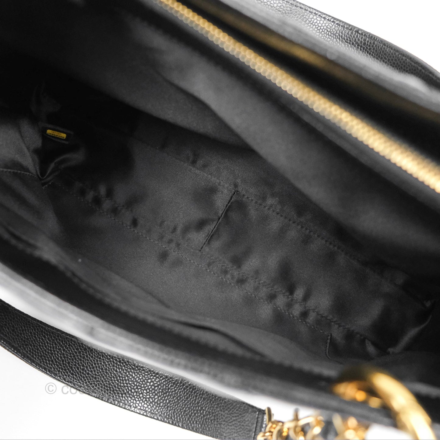 Chanel GST Black Caviar Gold Hardware