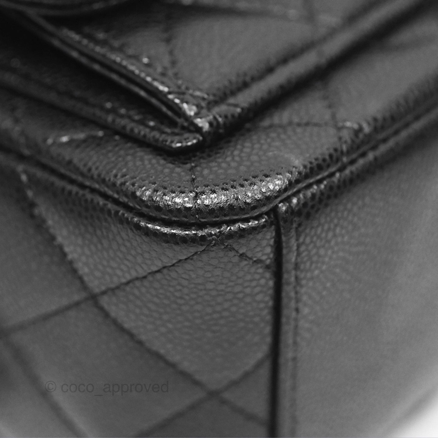 Chanel Classic Mini Backpack Black Caviar Silver Hardware