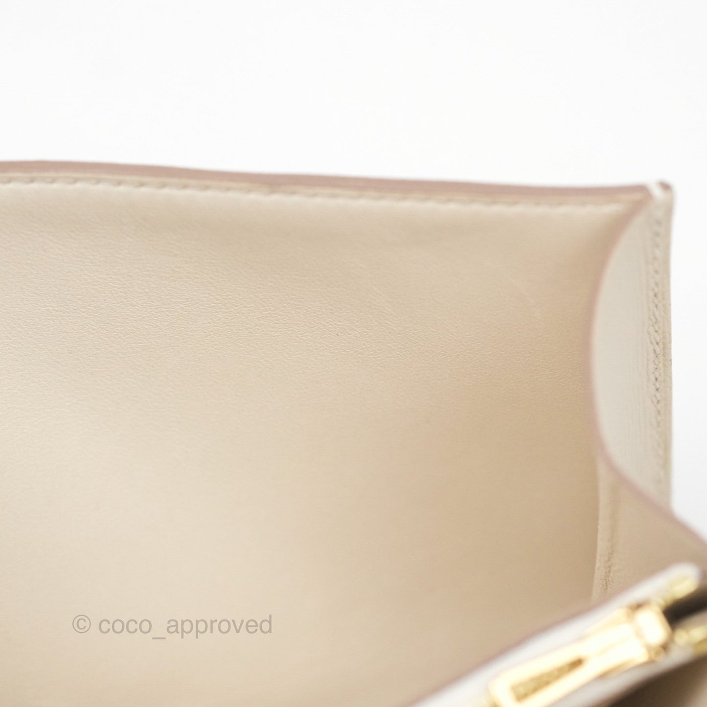 Hermès Constance Long To Go Wallet Craie 10 Epsom Gold Hardware