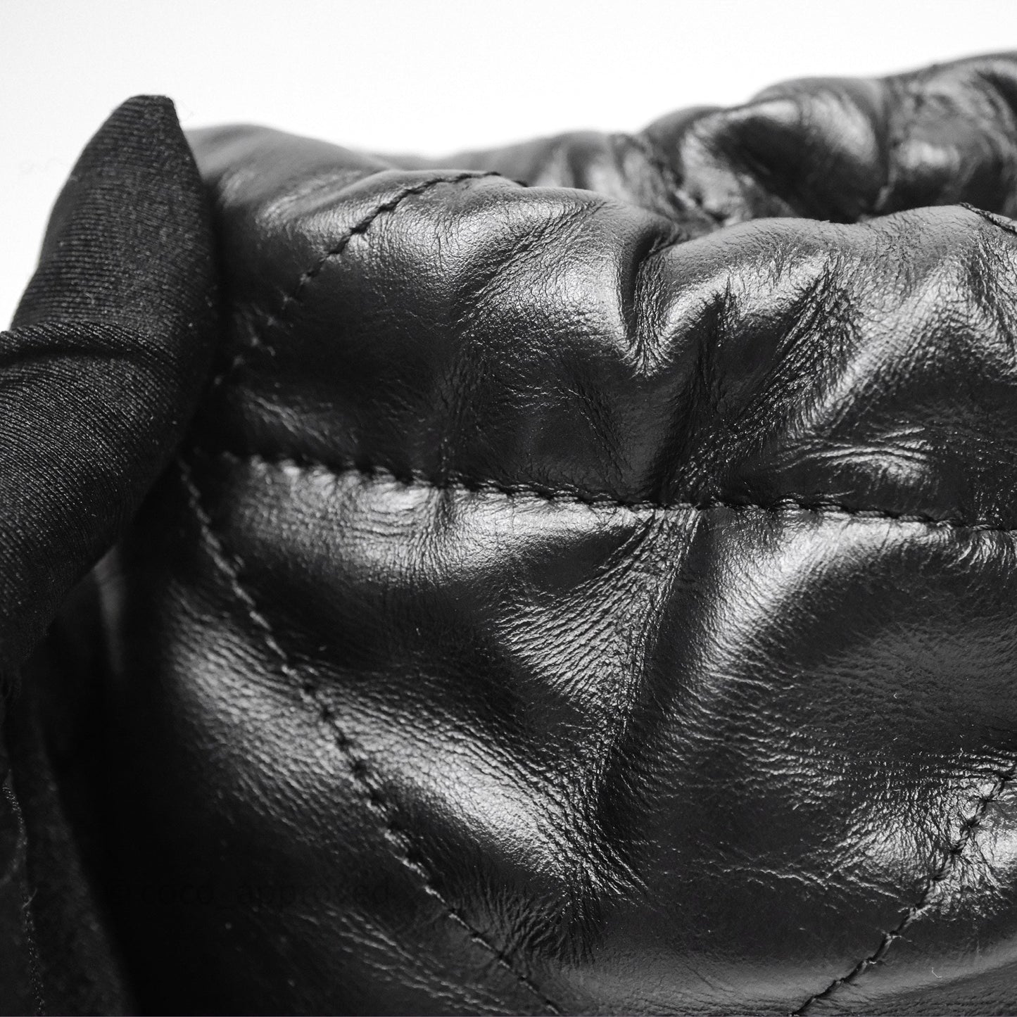 Chanel 22 Mini Bag Black Crumpled Calfskin Aged Gold Hardware