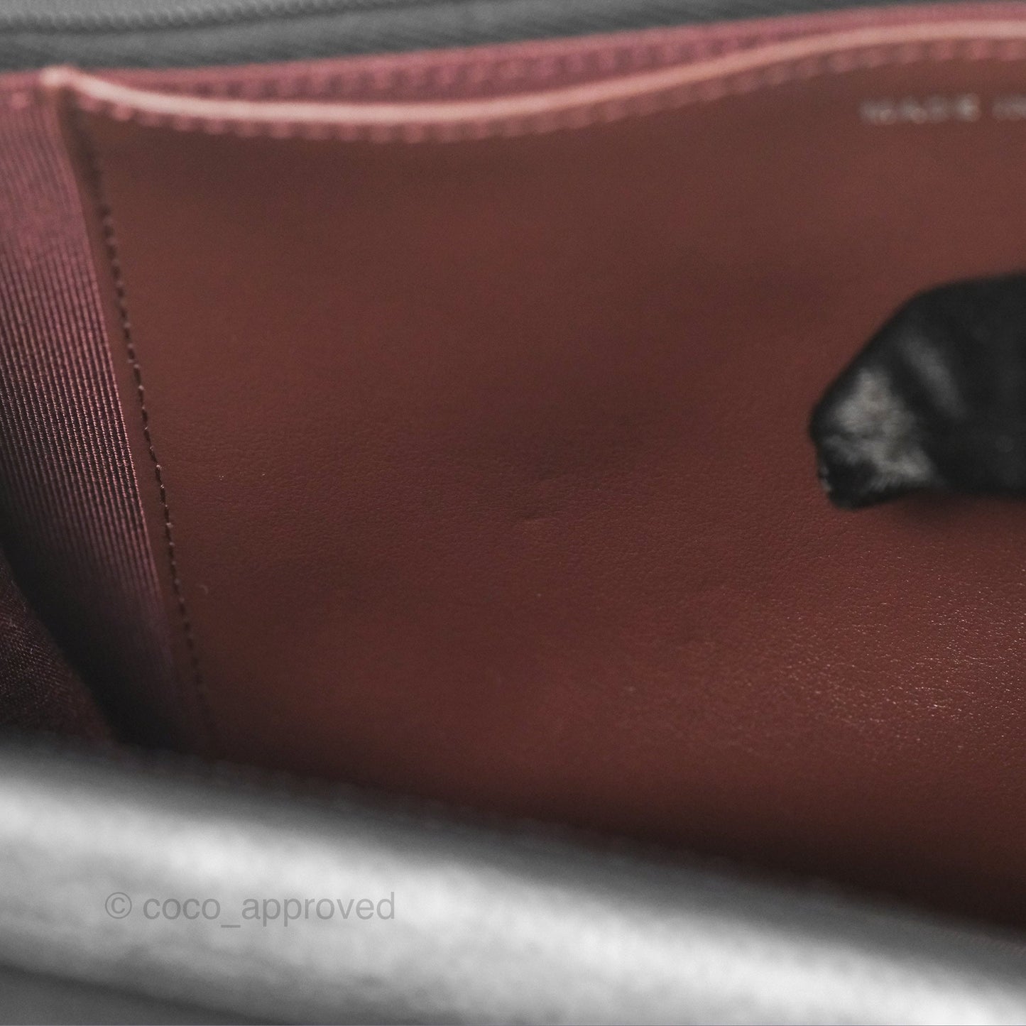 Chanel Quilted Classic Wallet On Chain WOC Black Caviar Silver Hardware
