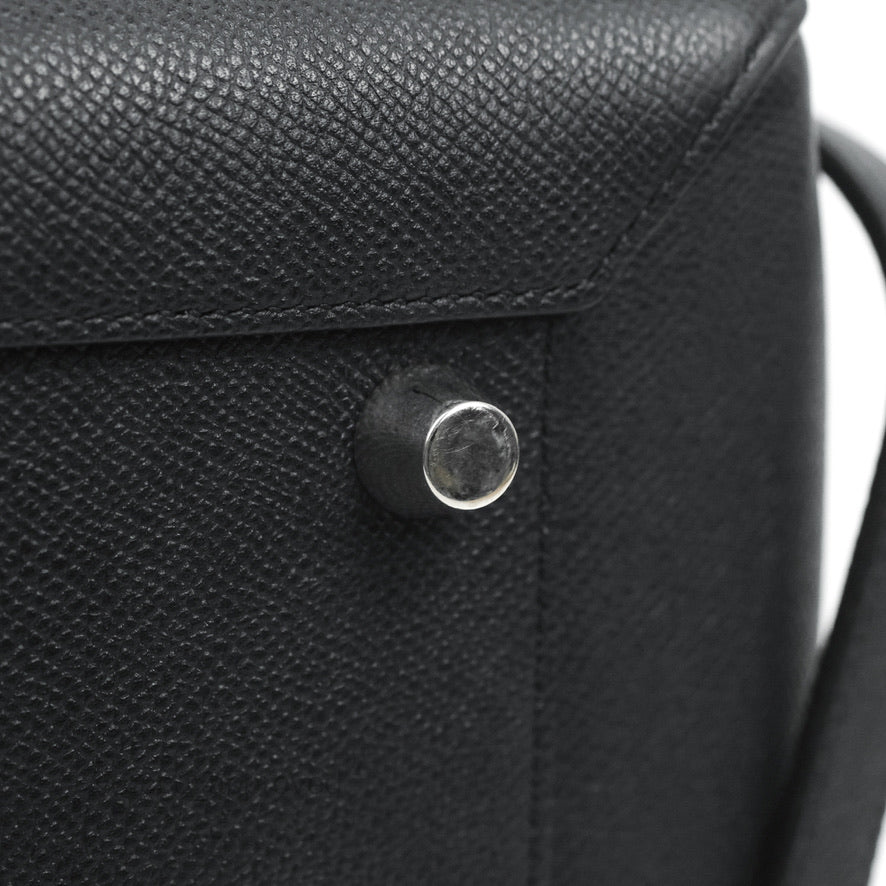 Celine Mini Belt Bag Dark Navy Grained Calfskin Silver Hardware
