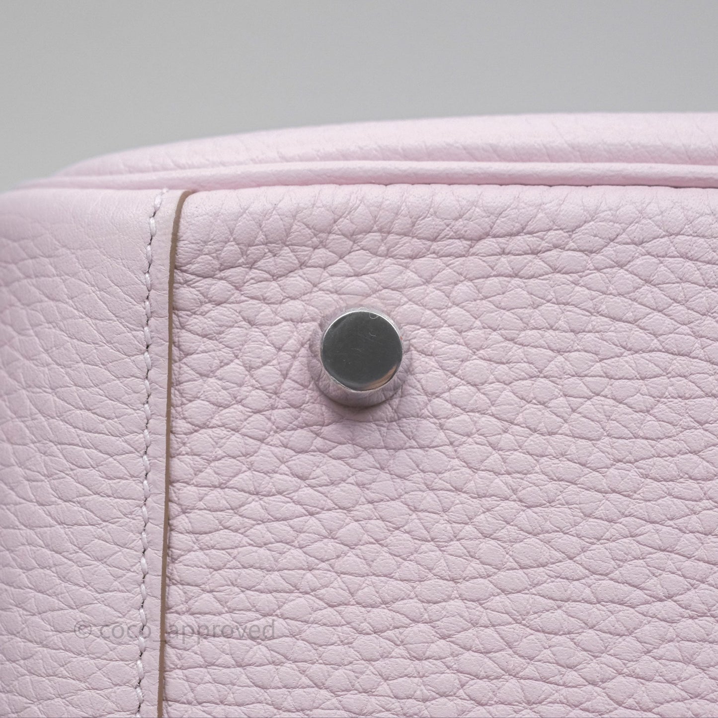 Hermès Lindy 26 Mauve Pale 09/Nata I2 Clemence Palladium Hardware