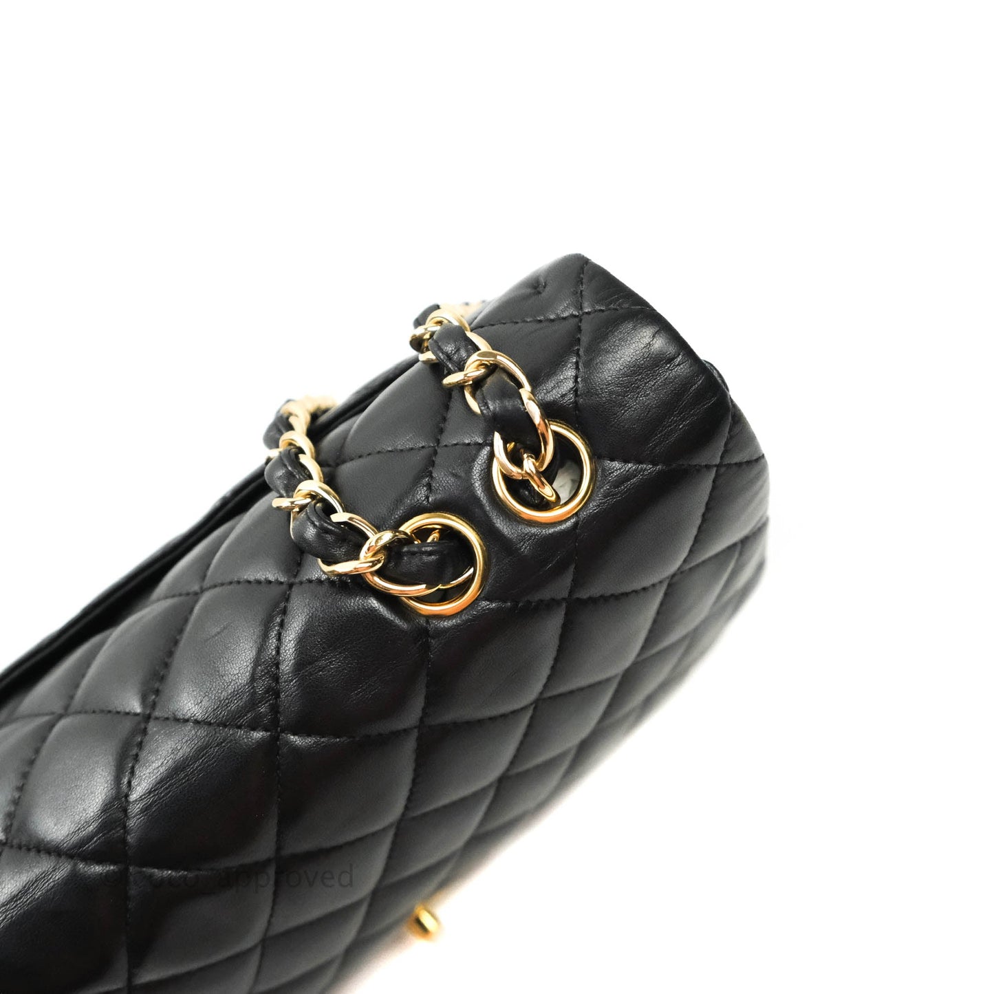 Chanel Jumbo Single Flap Black Lambskin 24K Gold Hardware⁣⁣