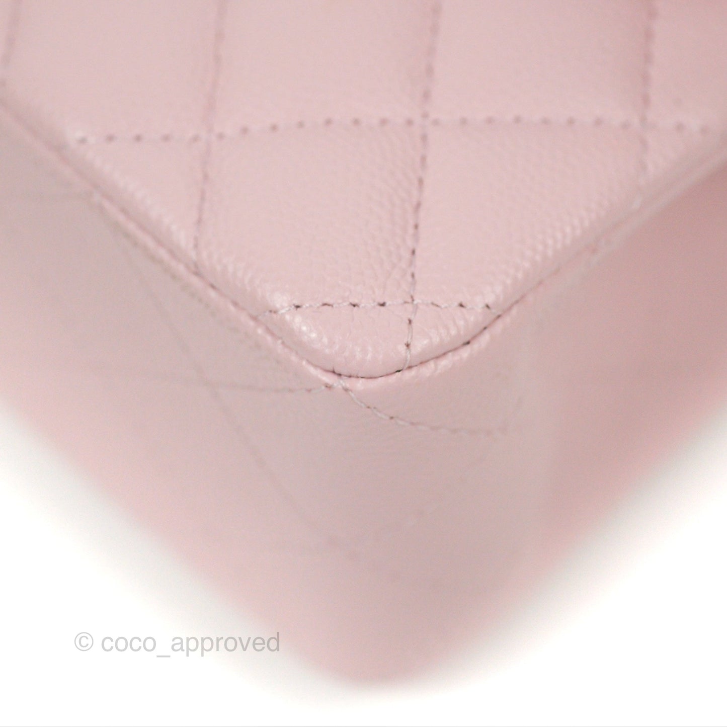 Chanel Small Classic Quilted Flap Pink Caviar Gold Hardware 21S