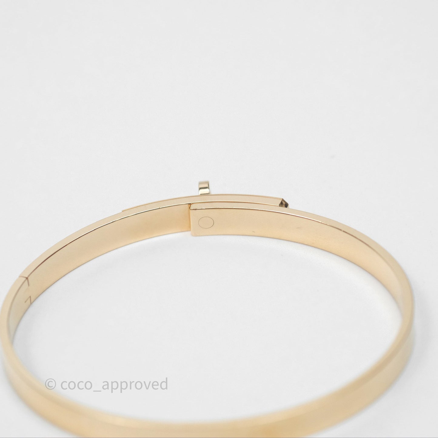 Hermès Kelly Bracelet PM 4 Diamonds Rose Gold