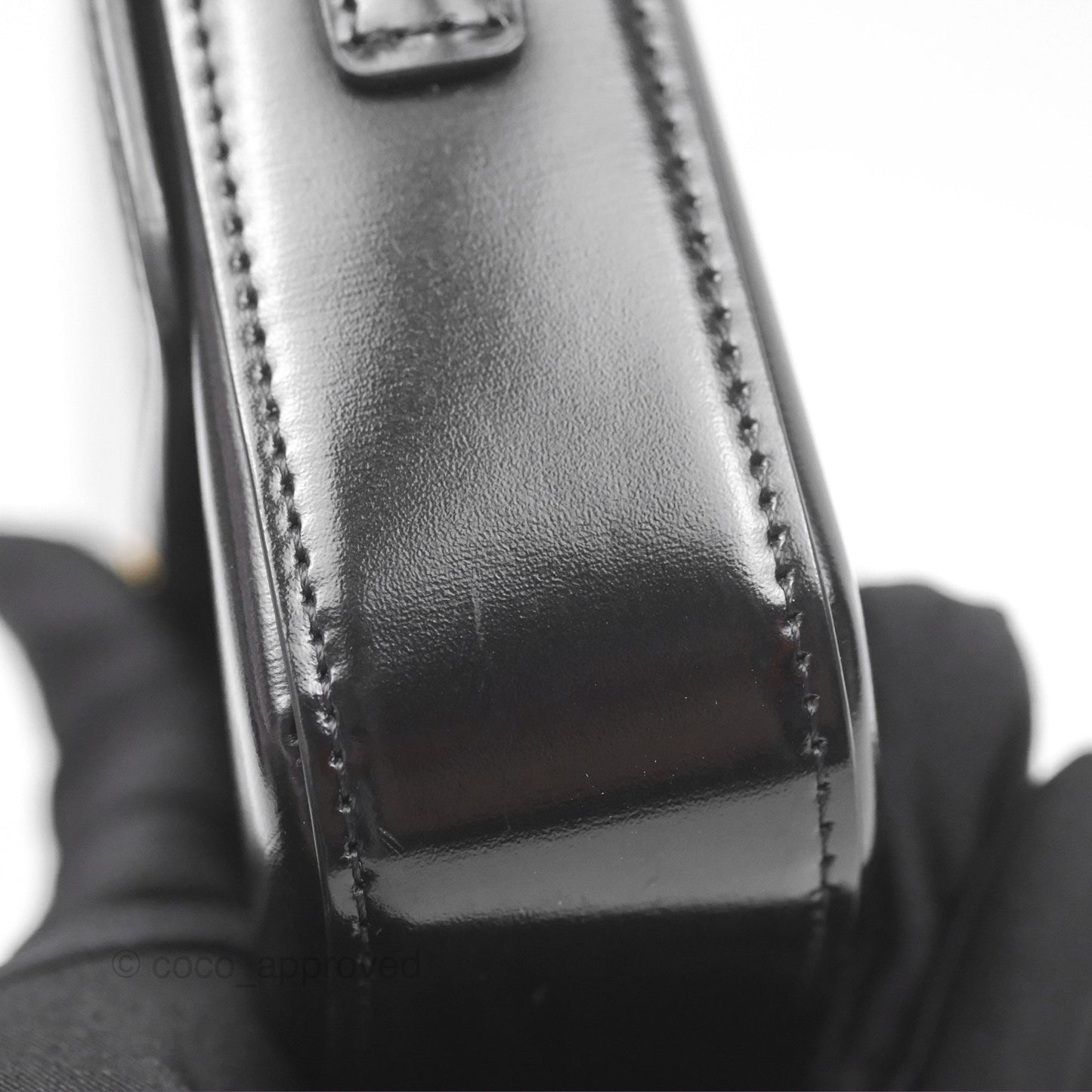 Celine Triomphe Shoulder Bag Black Calfskin