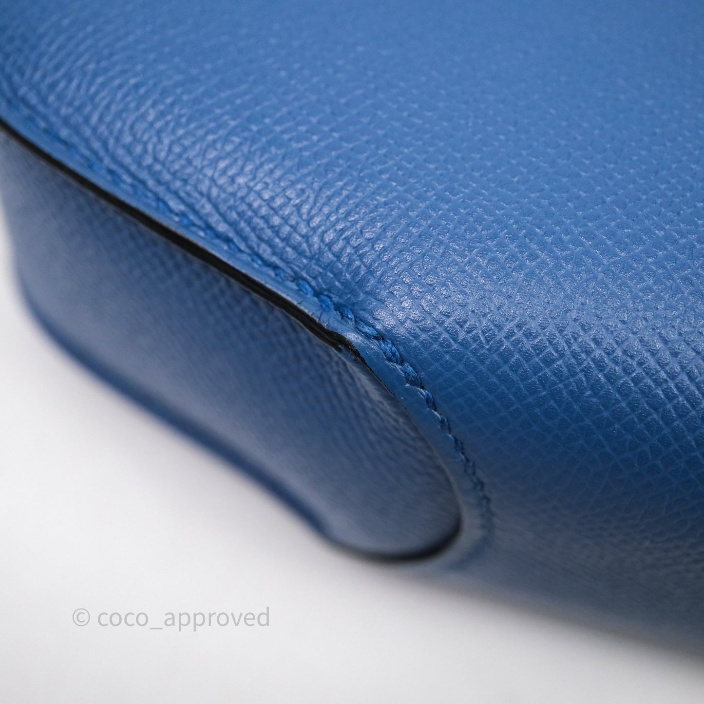 Hermès Cherche-Midi R2 Bleu Agate Epsom Palladium Hardware
