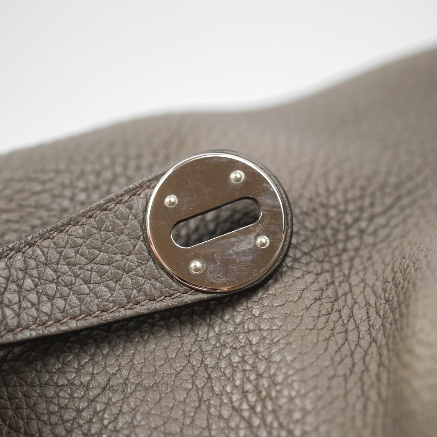 Hermès Lindy 26 Etain 8F Clemence Palladium Hardware