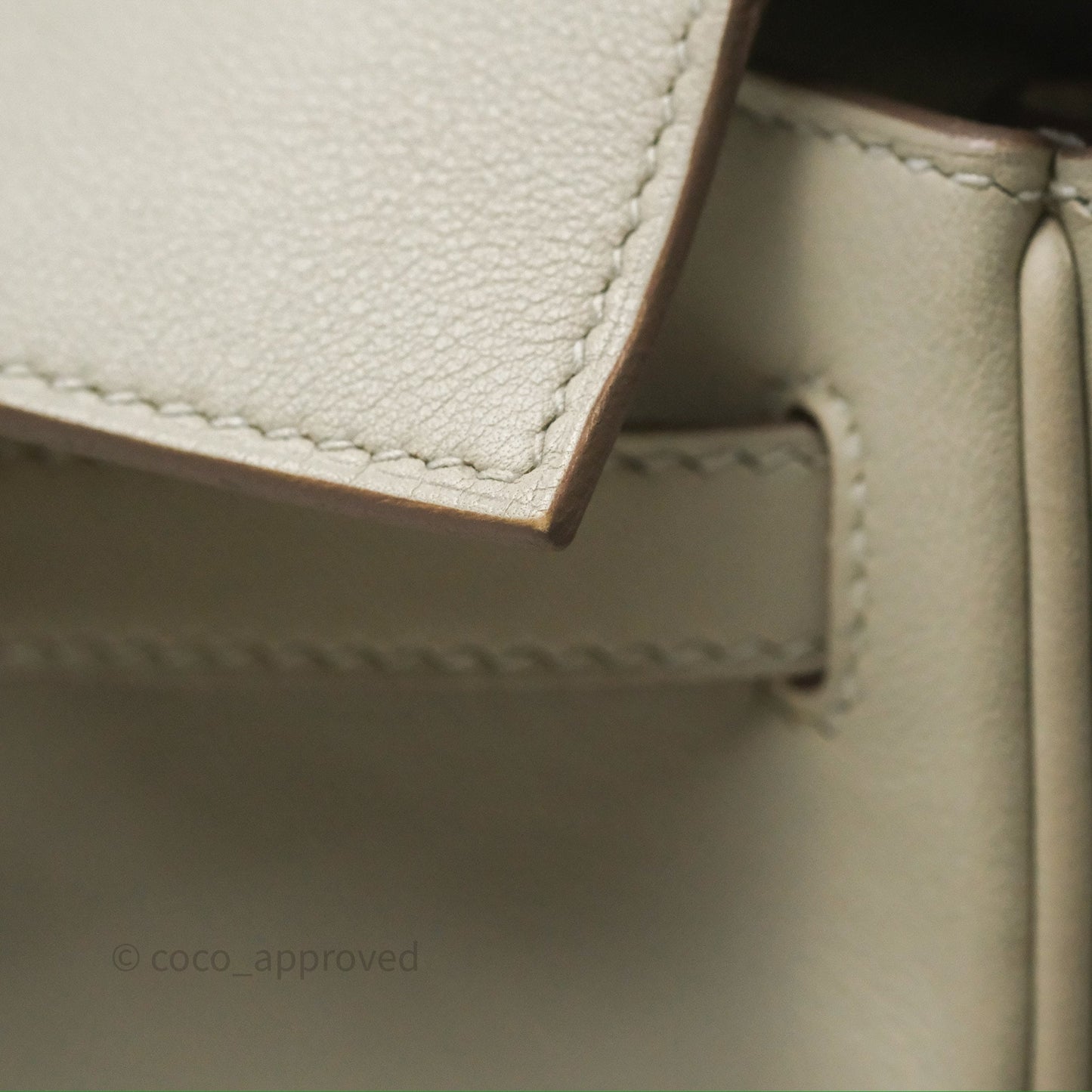 Hermès Retourne Swift Kelly 25 Gris Perle 80 Gold Hardware